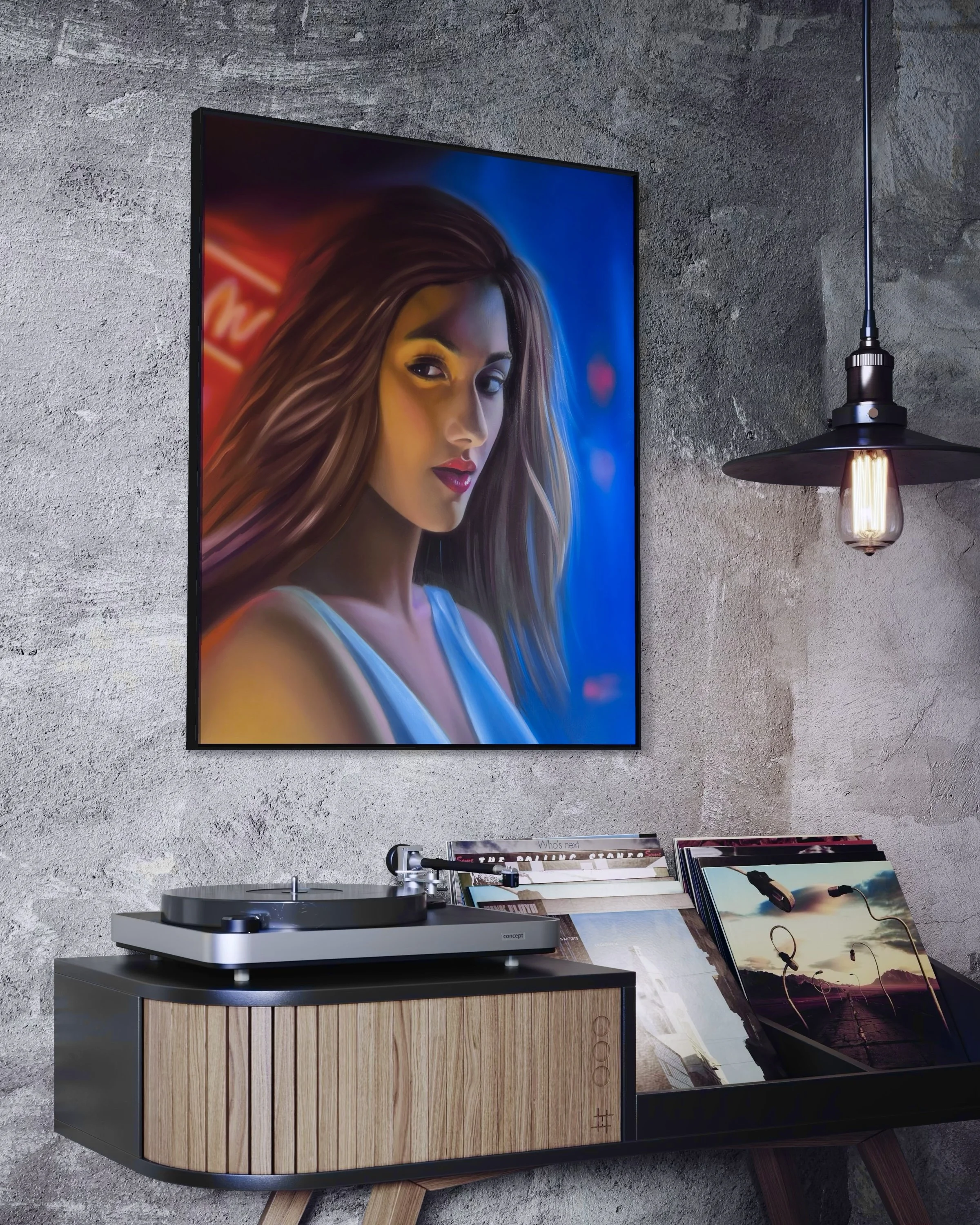 "After Midnight" 24x30" oil on canvas, is a neo-noir style portrait painting exploring mood, mystery, and quiet introspection. Recently completed as part of advanced portrait studies with Daria Callie, this work reflects a deepening exploration of li