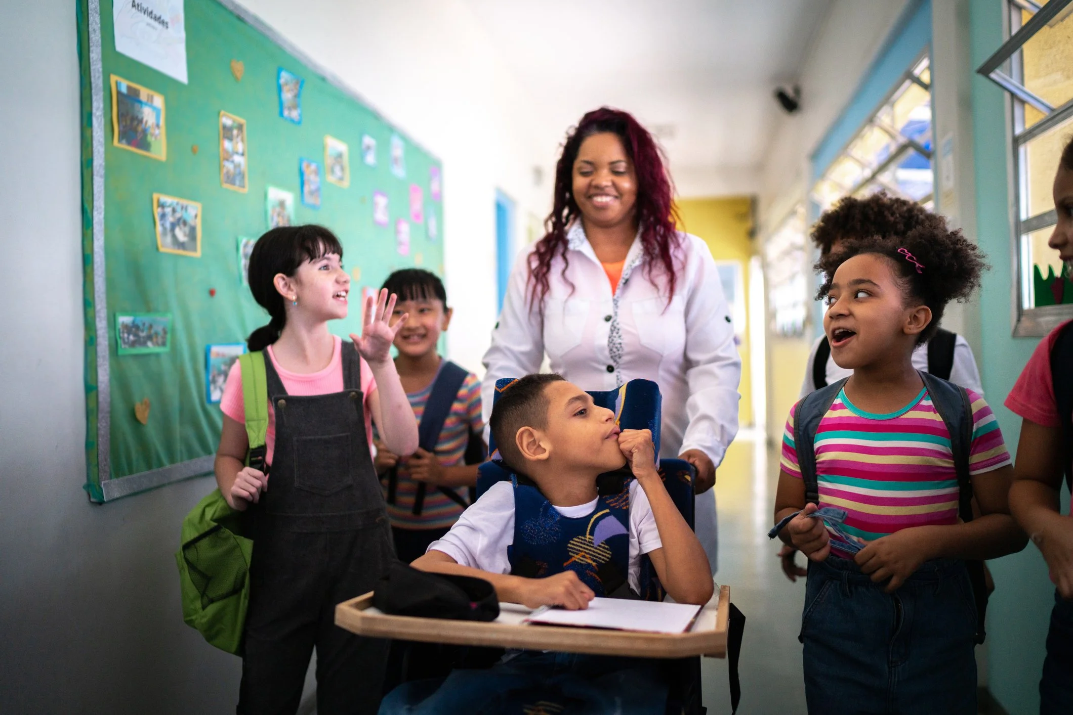 Educator with Special Need Student