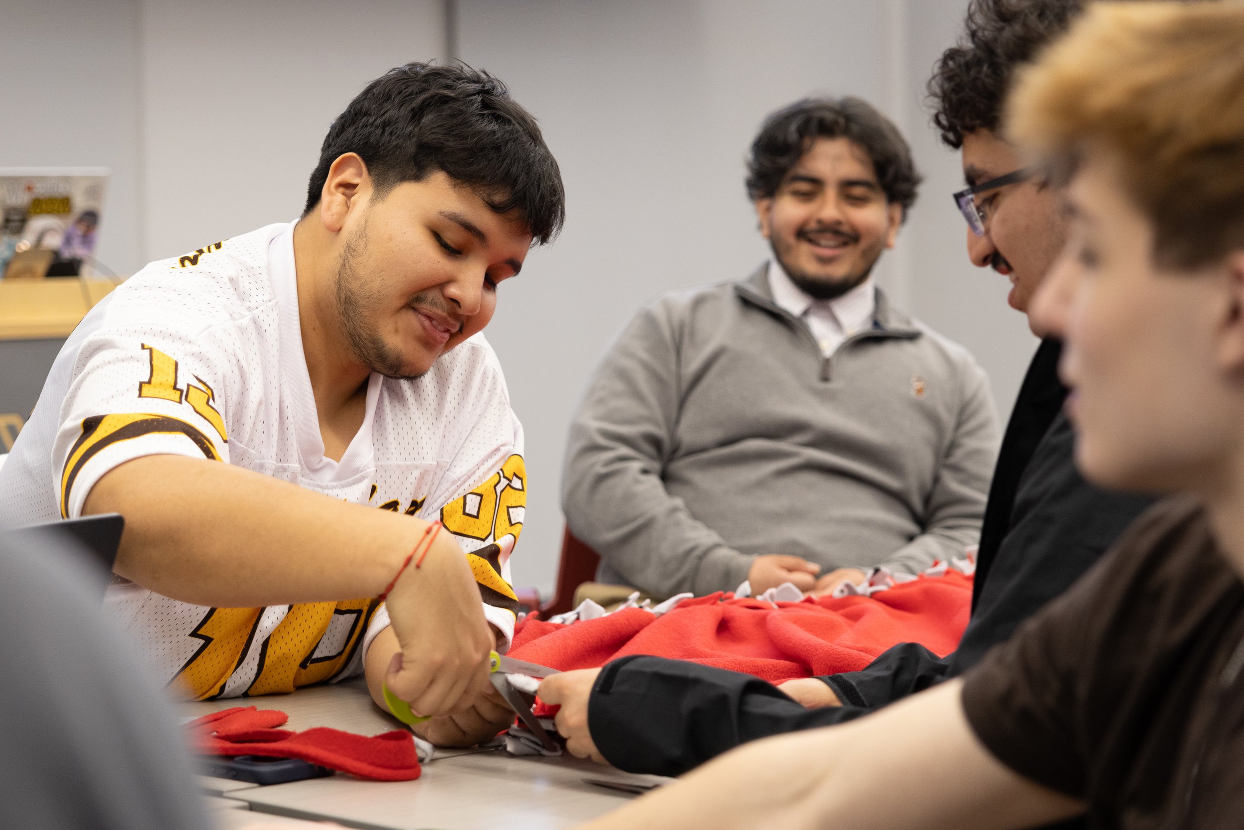 Photos submitted for a Visual News Reporting class project. I covered a service activity held during Lambda Upsilon Lambda's founders' week.