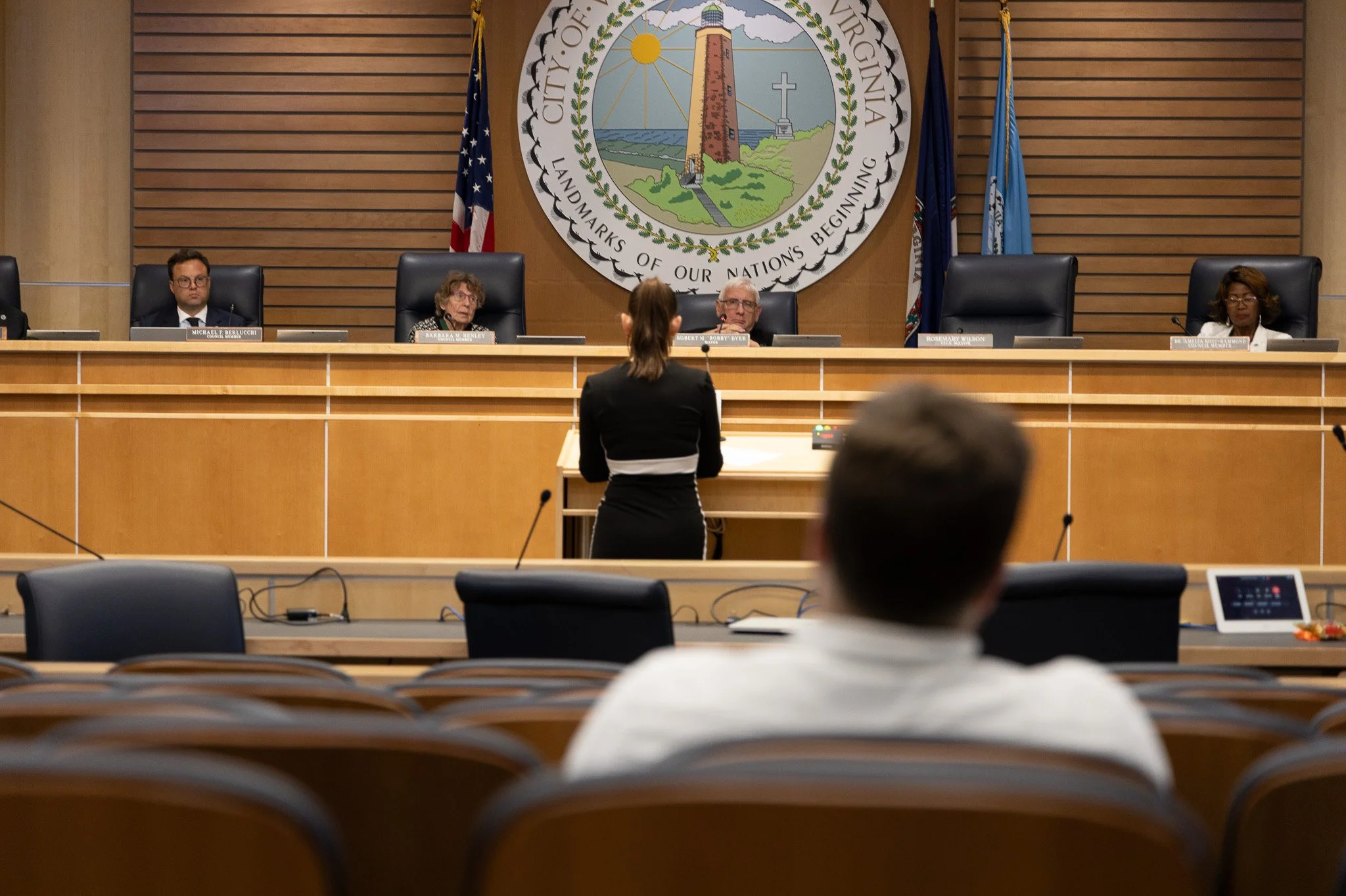 City Council hears concerns of citizens during the open dialogue section of its meeting