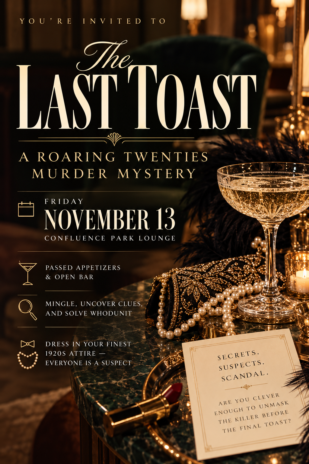 Speakeasy Murder Mystery
