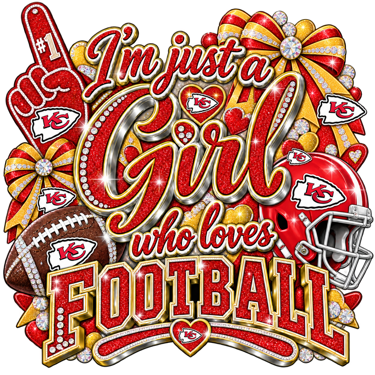 Just a Girl Who Loves Her Chiefs Digital Download