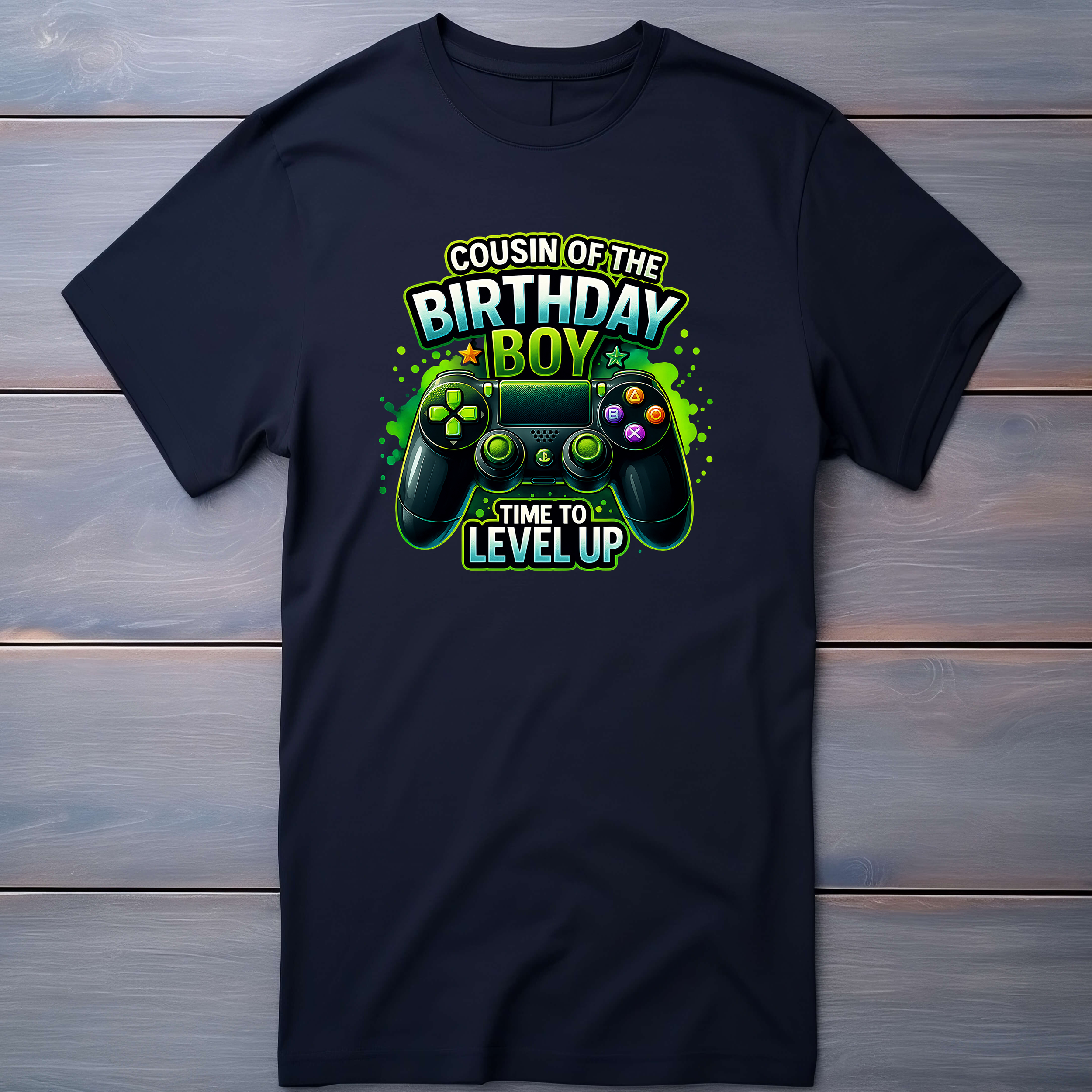 Cousin of the Birthday Boy Gaming T-Shirt