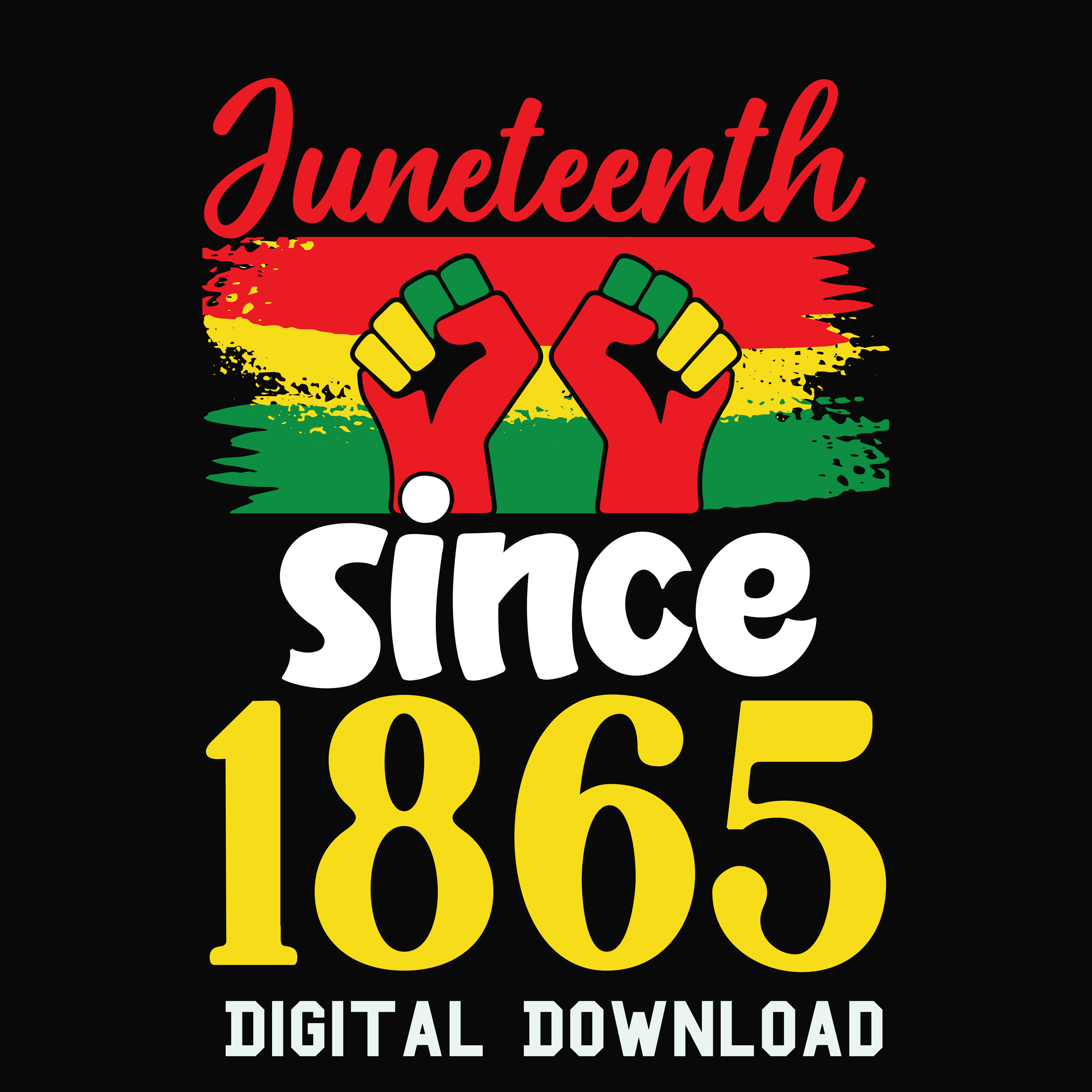 Juneteenth Since 1865 png