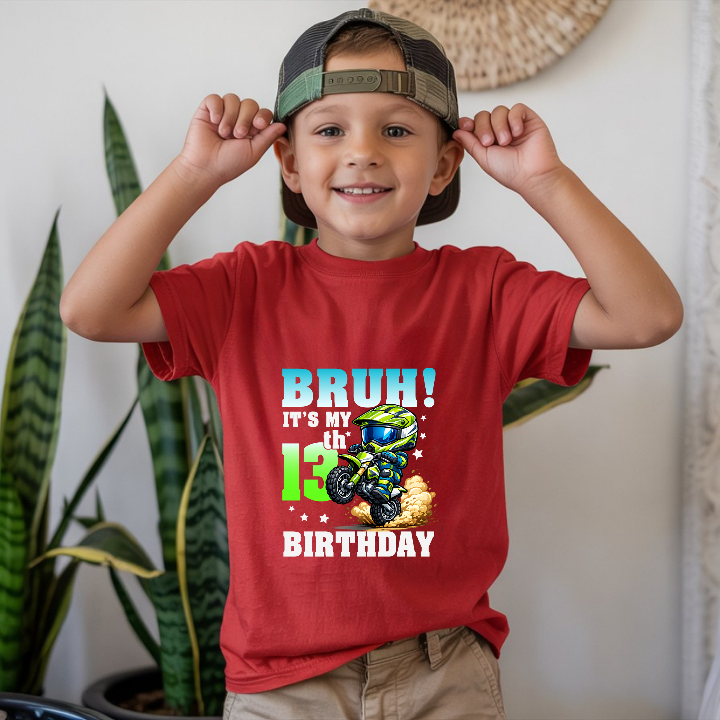 13th Birthday Motorcycle Adventure T-Shirt