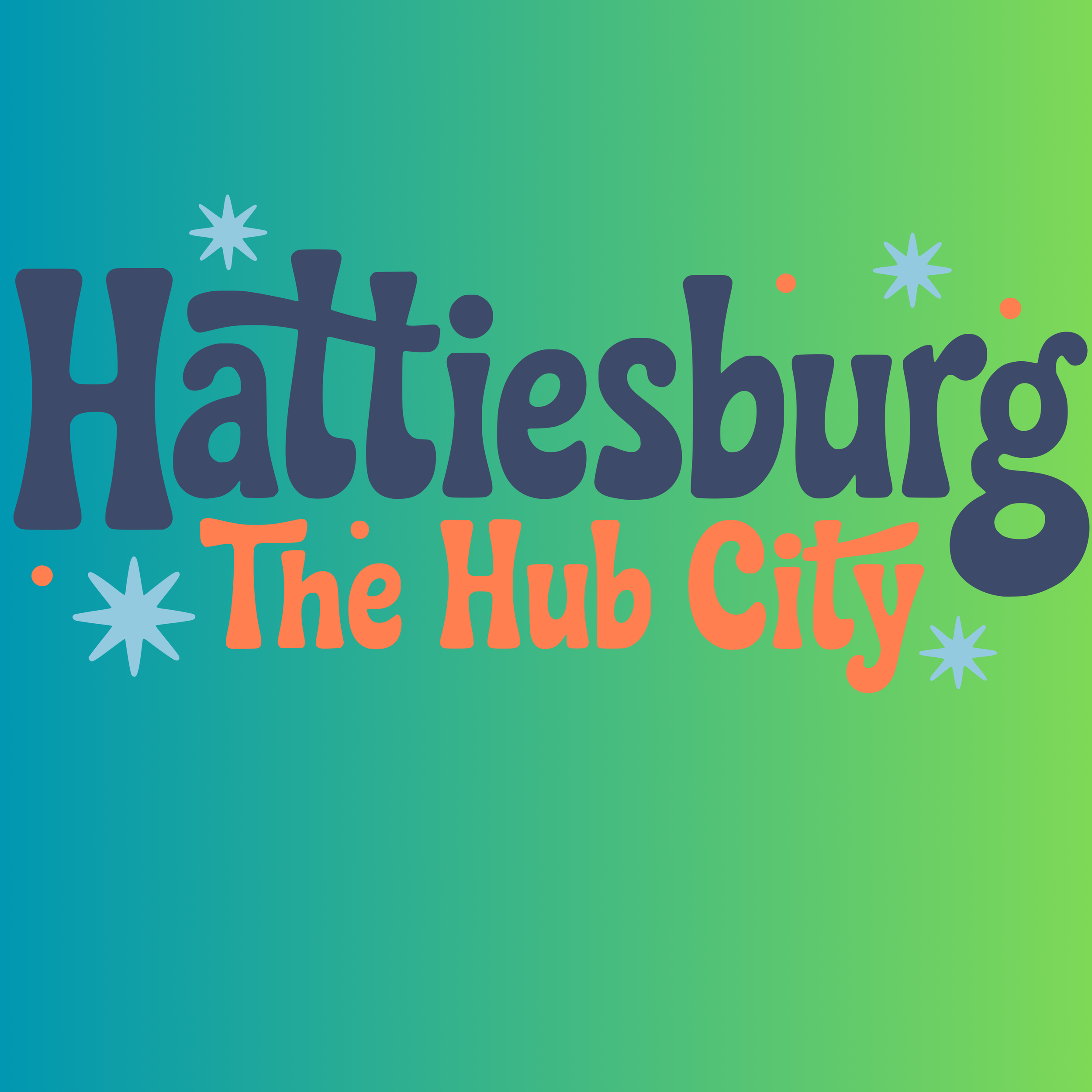 Hattiesburg The Hub City png