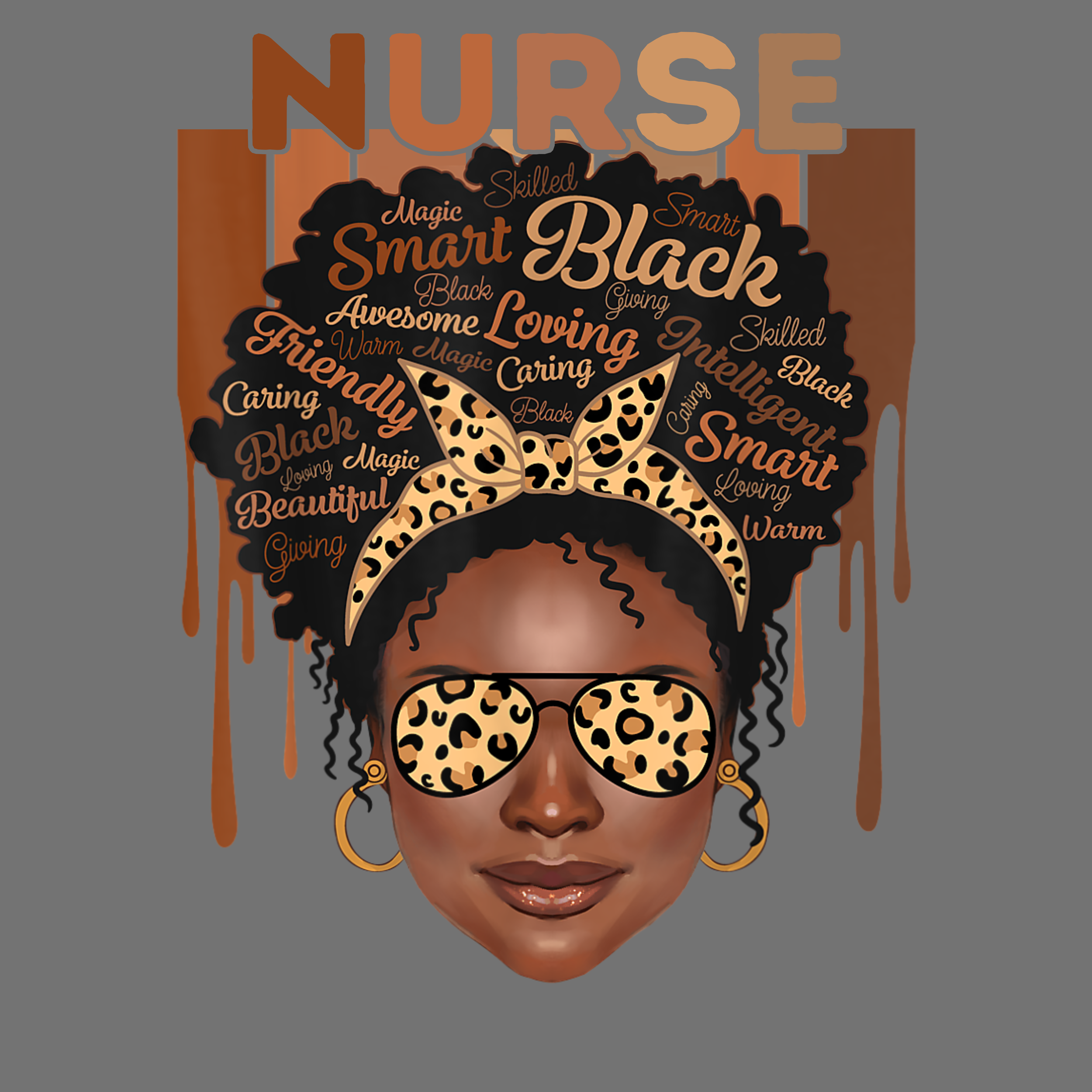 Nurse Life Melanin png