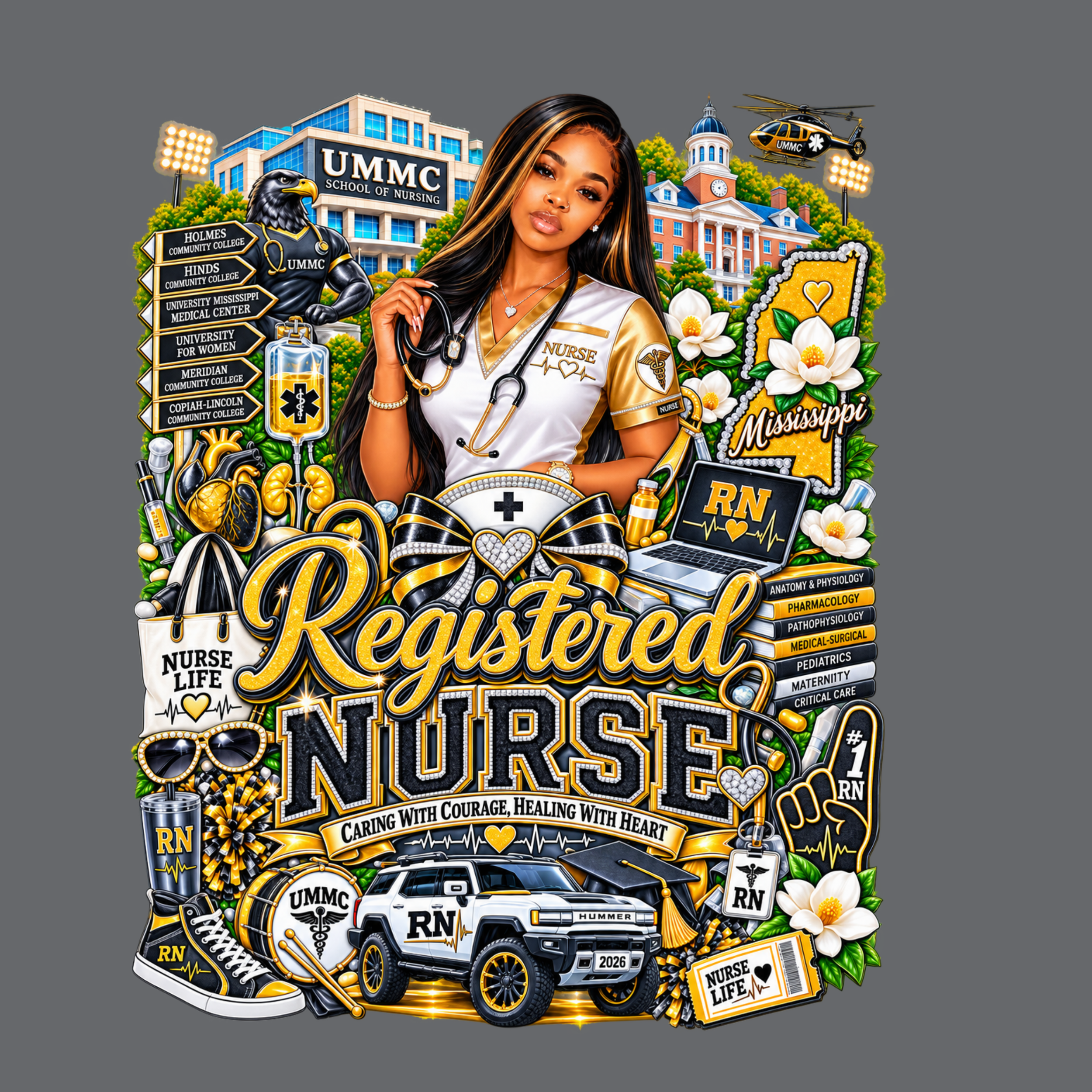 Registered nurse black&gold mockup gray.png