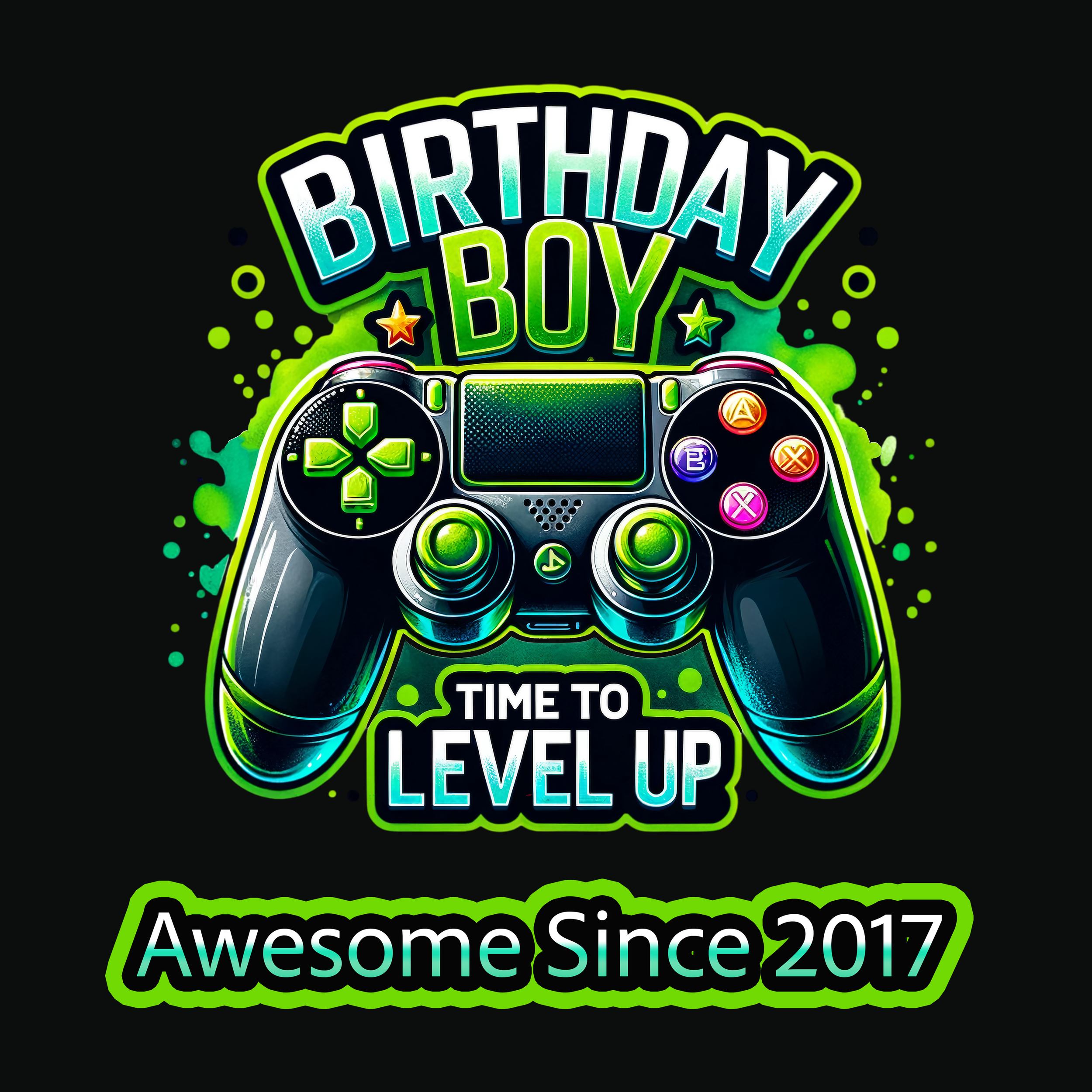 Birthday Boy Awesome since 2017 Digital Download