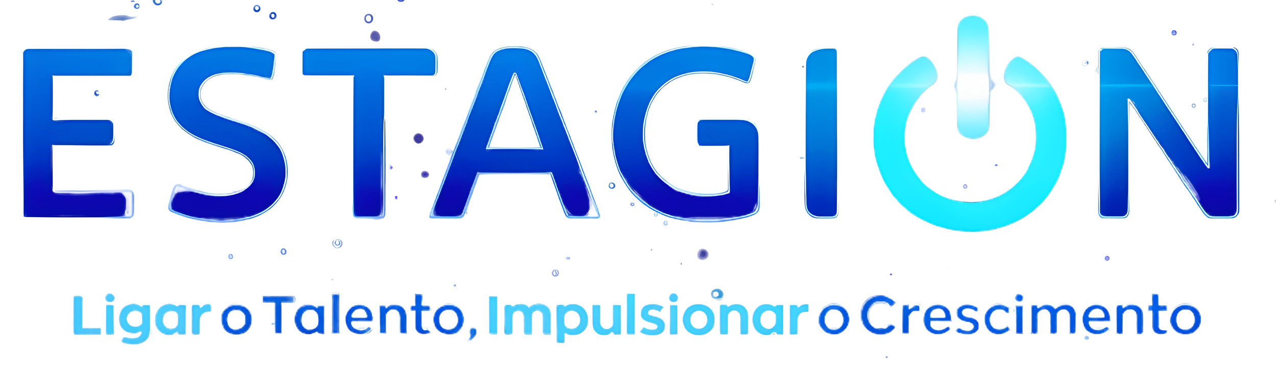Imagem com o texto 'ESAGION' em destaque e a frase 'Ligar o Talento, impulsionar o Crescimento' abaixo.
