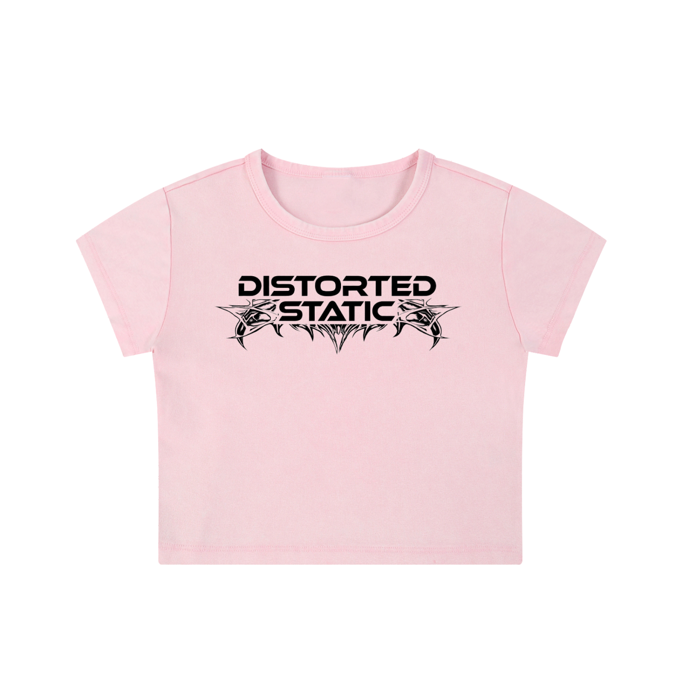 LowLife Crop Top -Distorted Static
