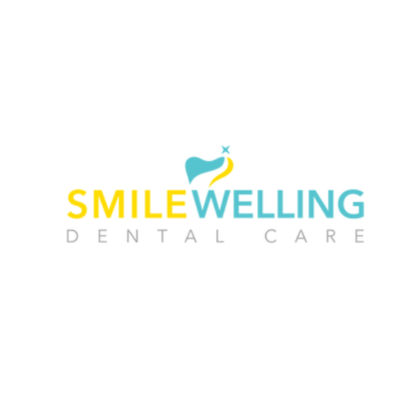 Logo for Smile Welling Dental Care with a stylized tooth and star design.