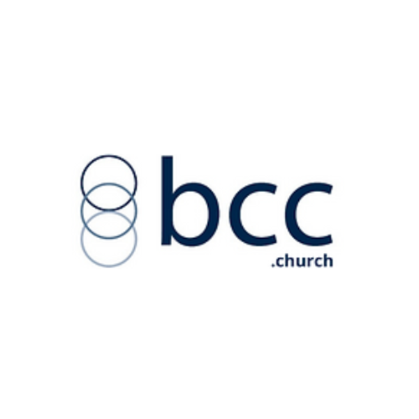 Logo for BCC Church with three overlapping circles and the text 'bcc' and '.church'.