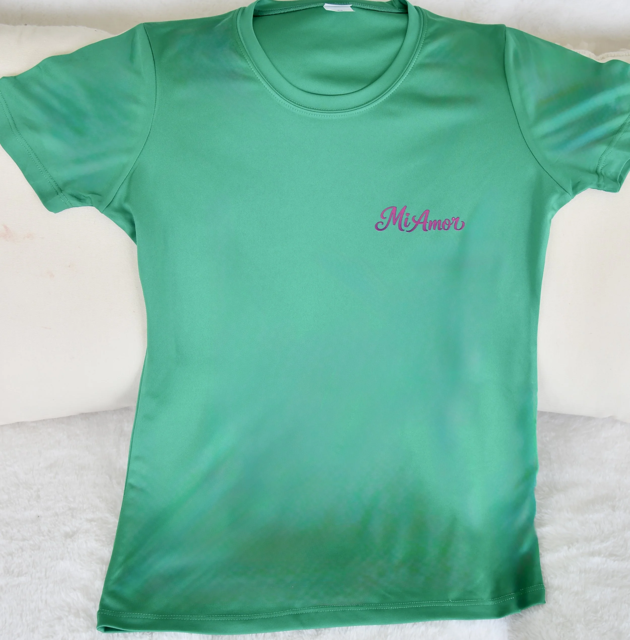 Ladies Green Golf Tee Front.JPG