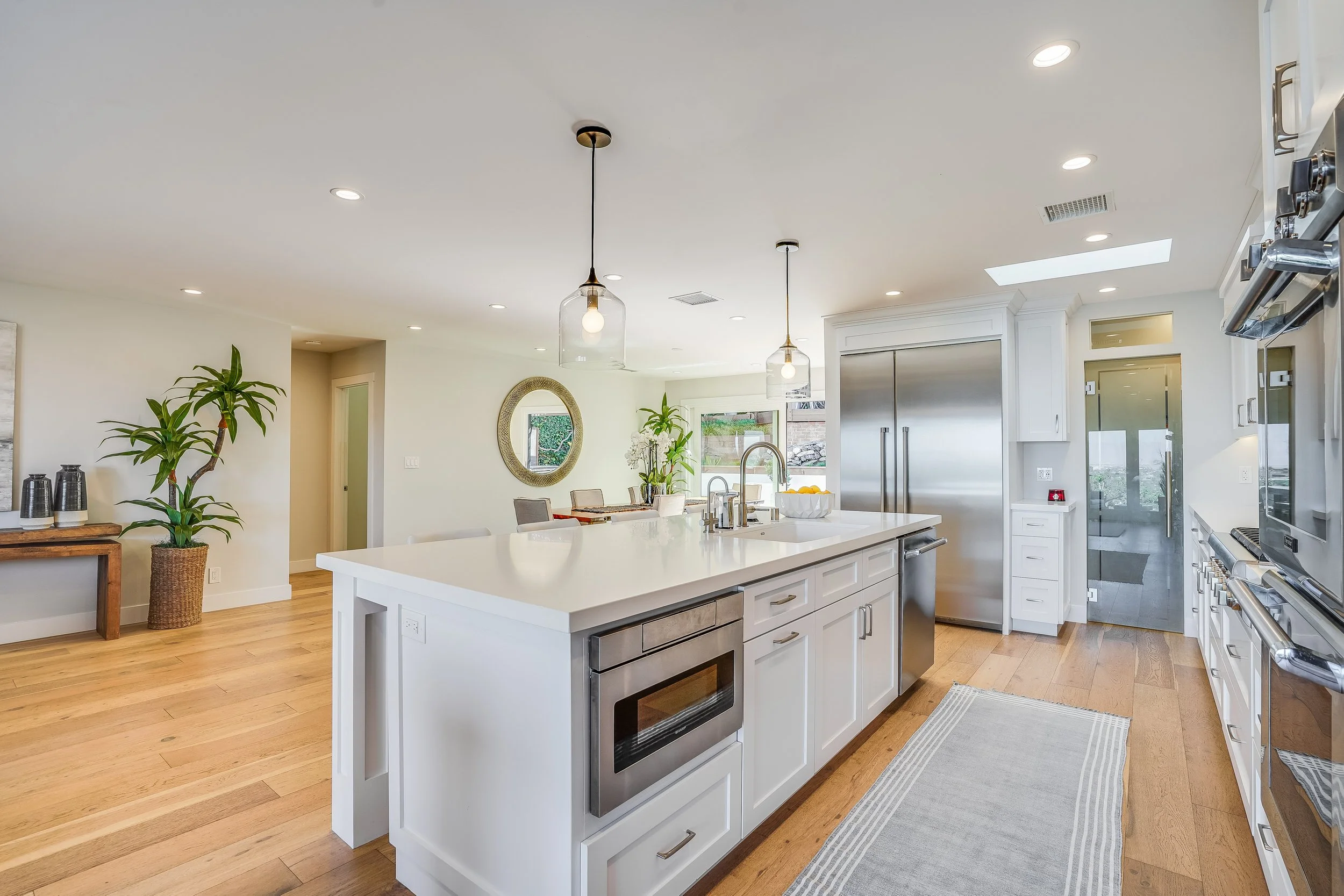 Microwave drawer and stainless accessories