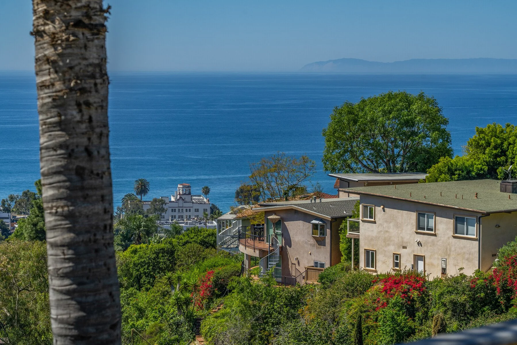 Catalina island views from the garden