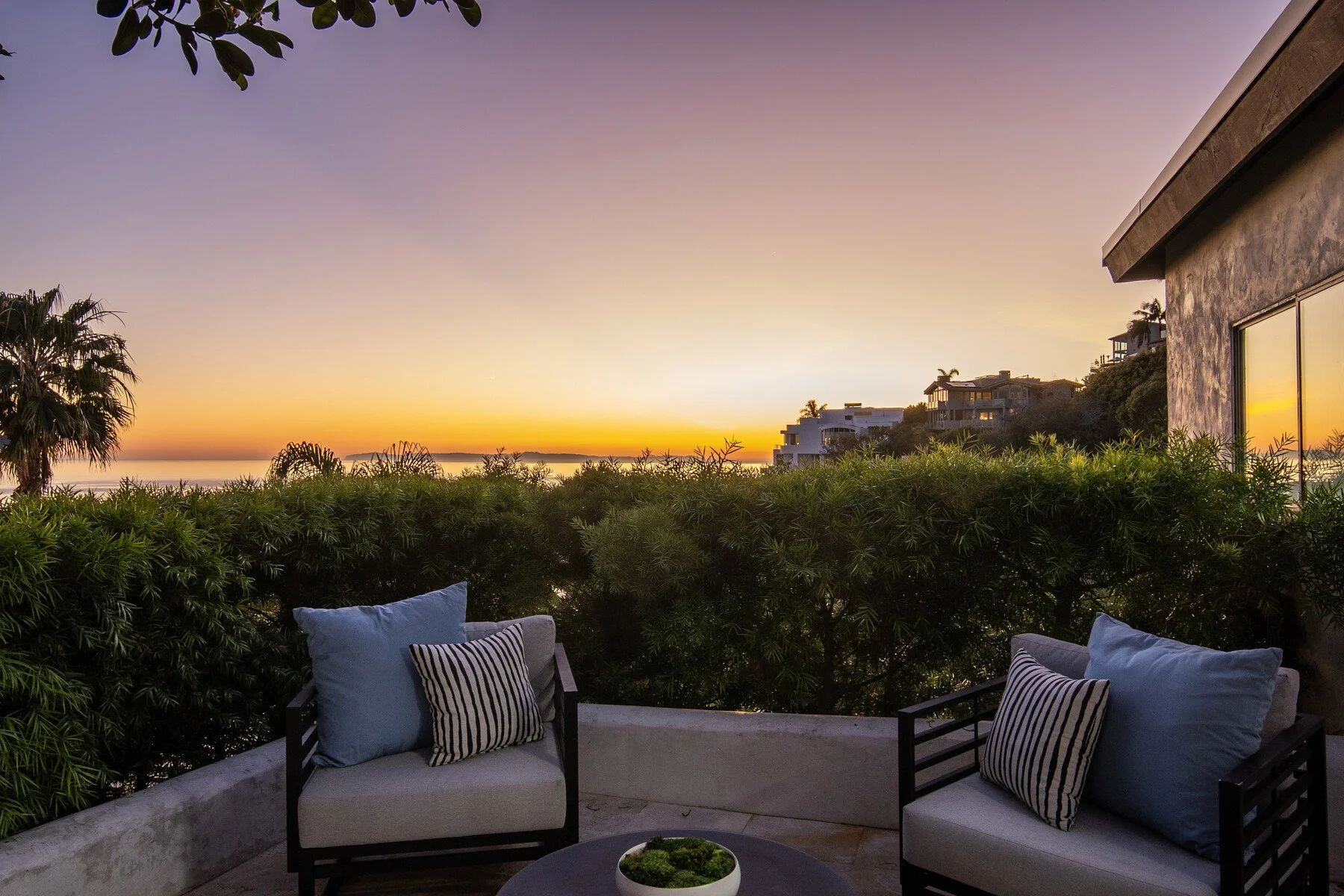 Ocean views greet you as you enter the property.  