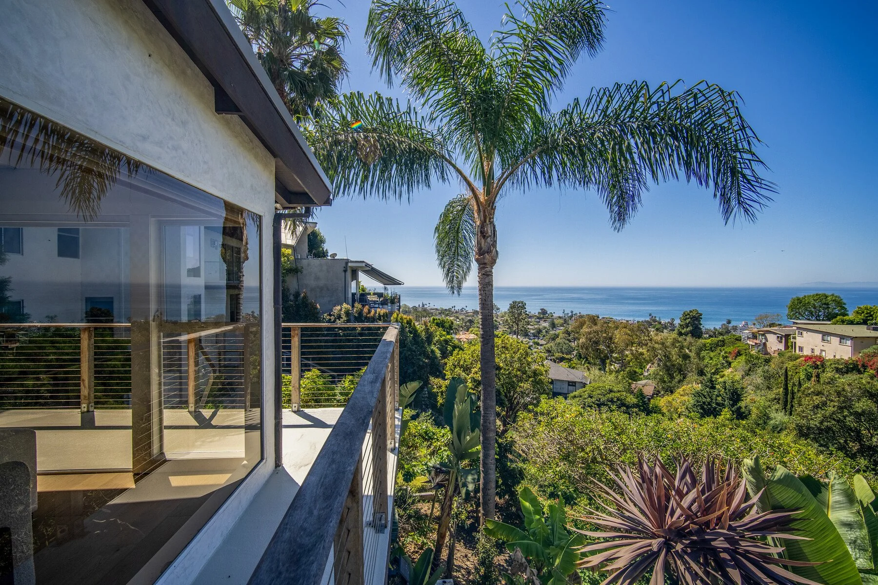 Upstairs wrap around terrace with ocean views