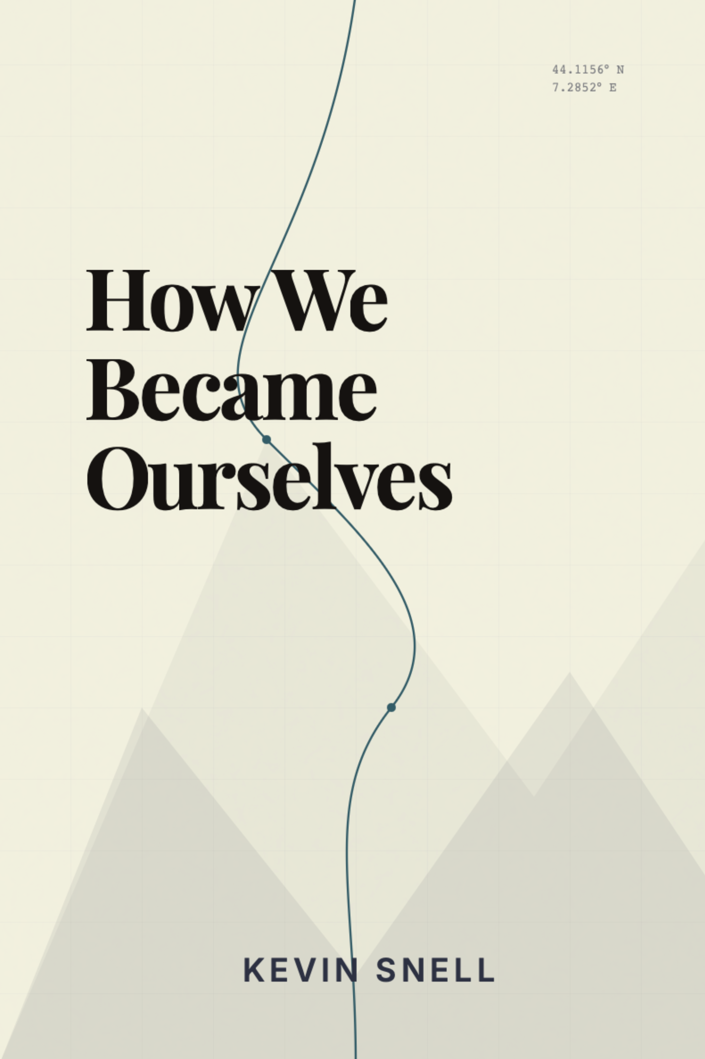 How We Became Ourselves book cover by Kevin Snell featuring minimalist contemporary design with emotional undertones