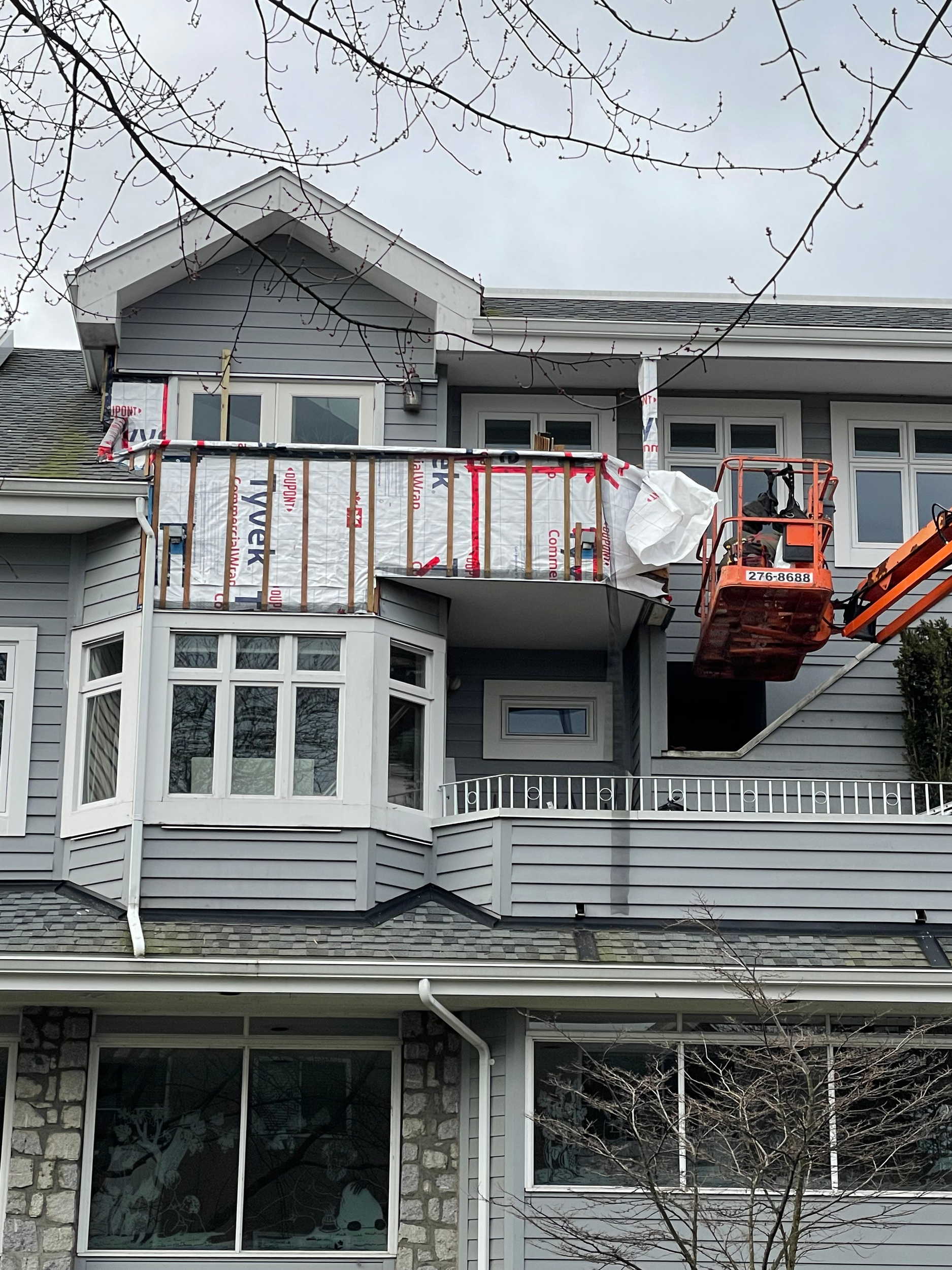 Rain Screening/Siding - BEFORE
