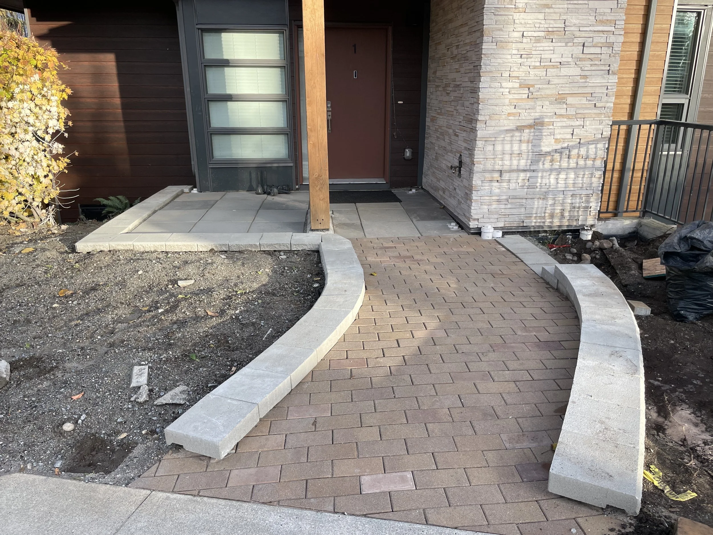 Brick Walkway Repair - AFTER