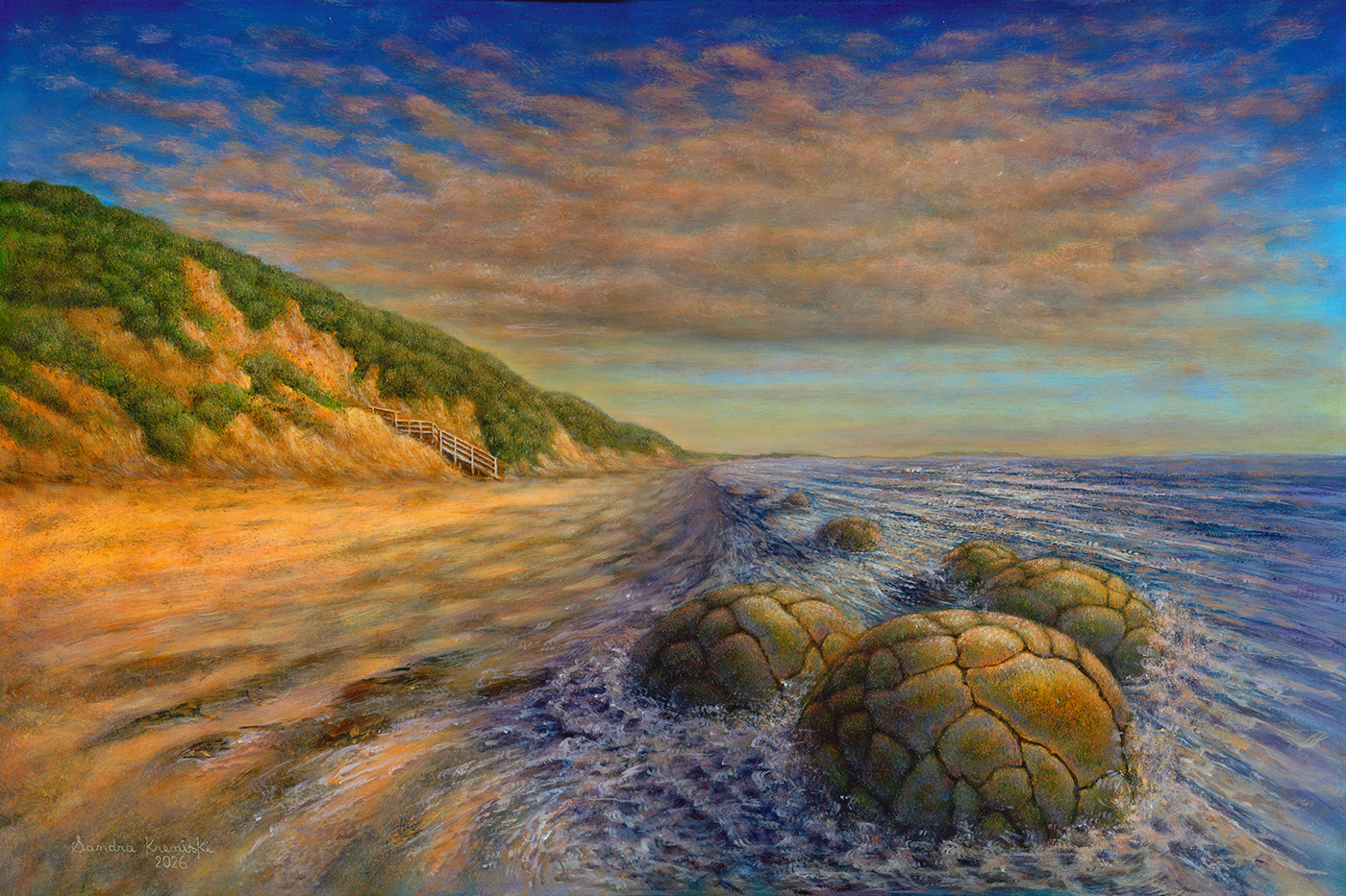 Moeraki Boulders Sunset Study
