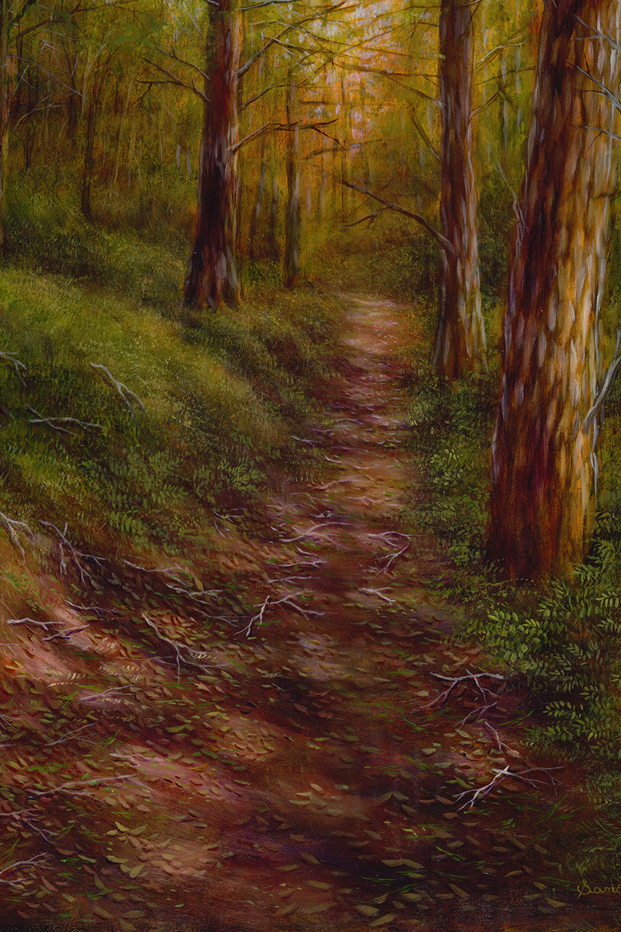 SandraKreniski_A Quiet Path Into Light_508X762X35_detail.png