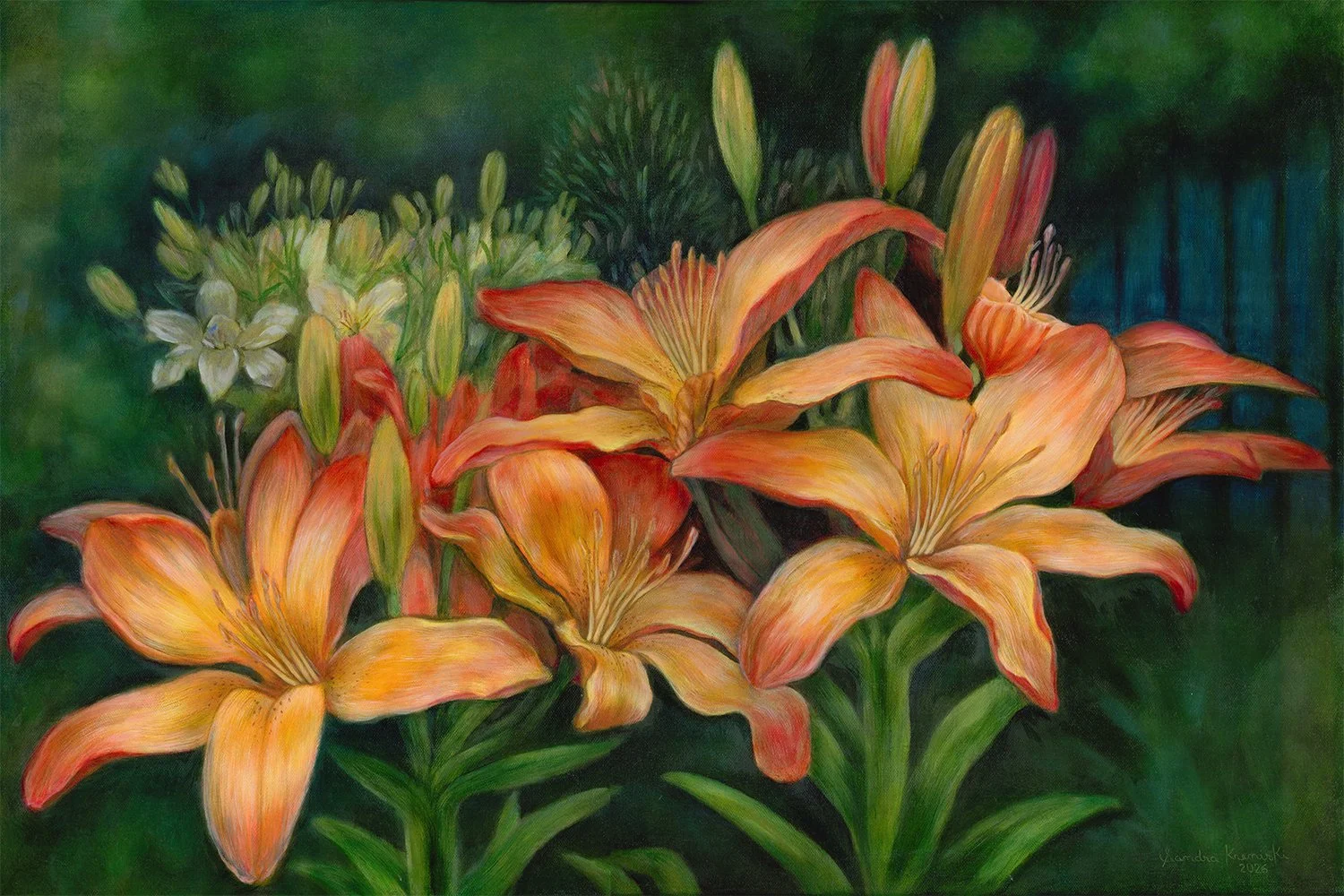Evening Lilies