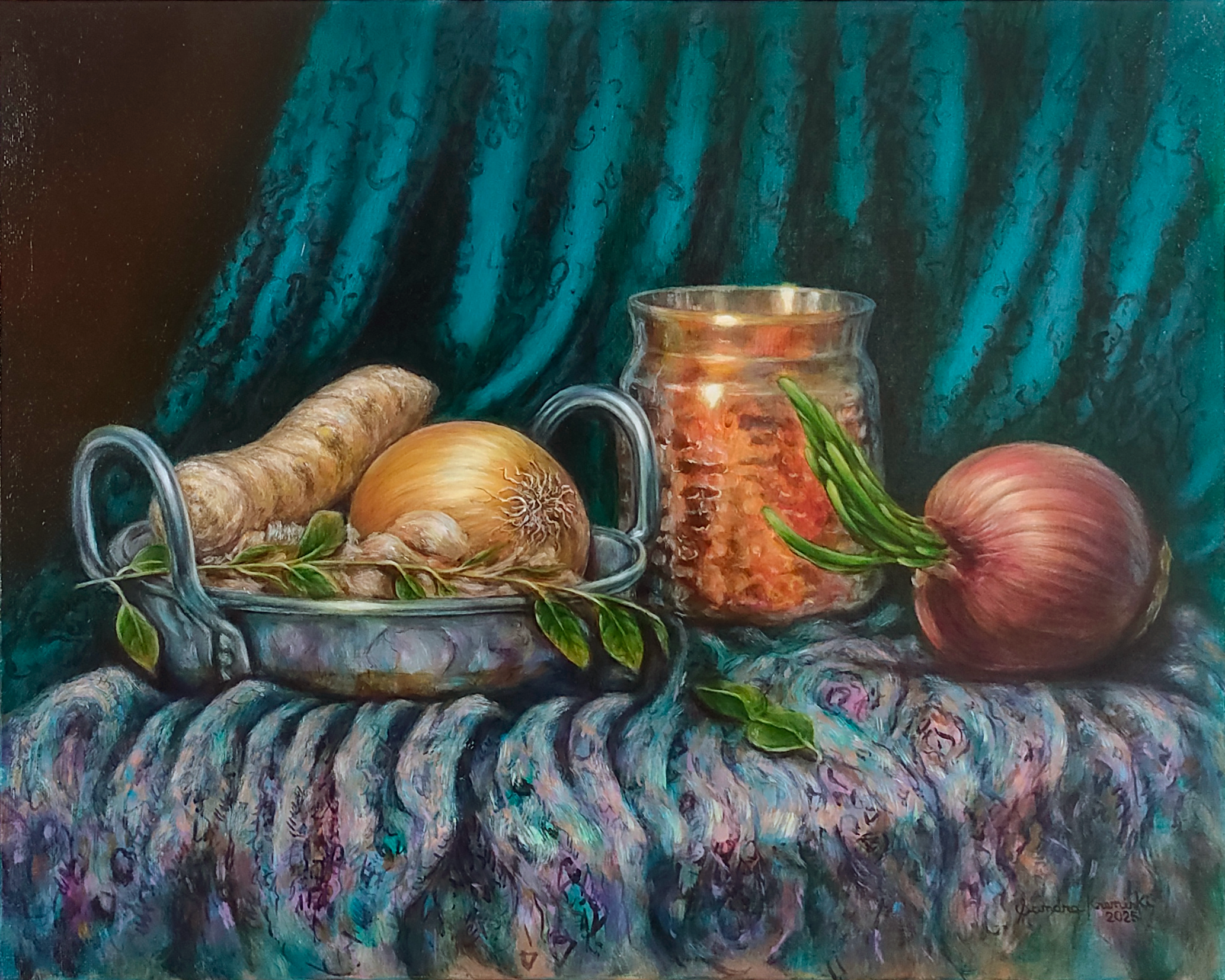 Turquoise Still Life