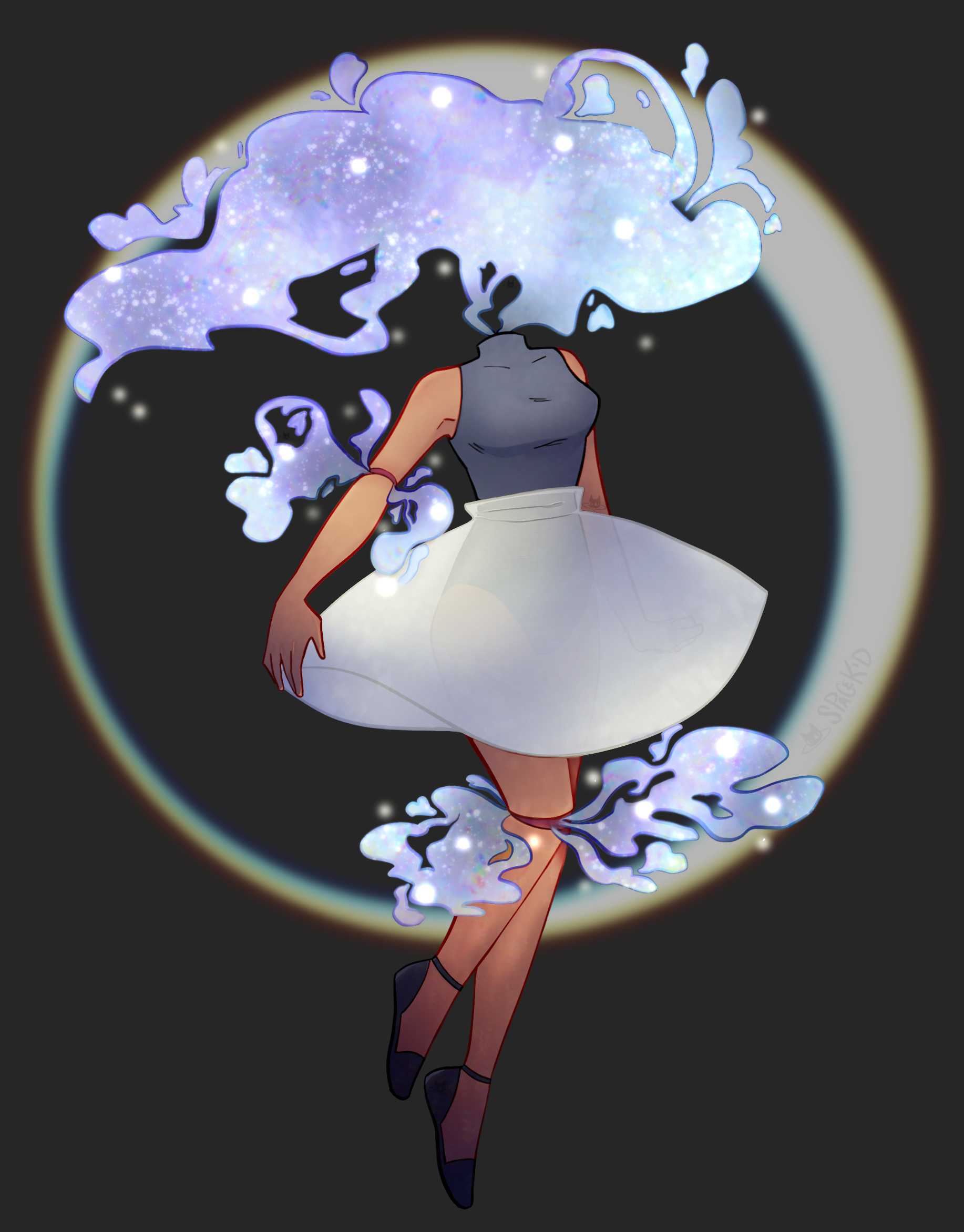 Head in the Clouds, 2024, Procreate