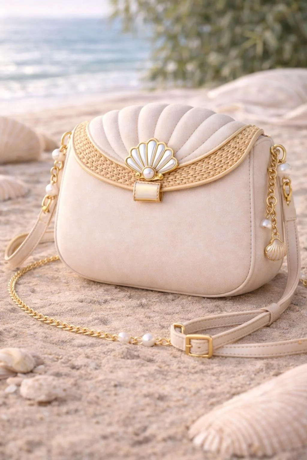 The White Pearl Bag