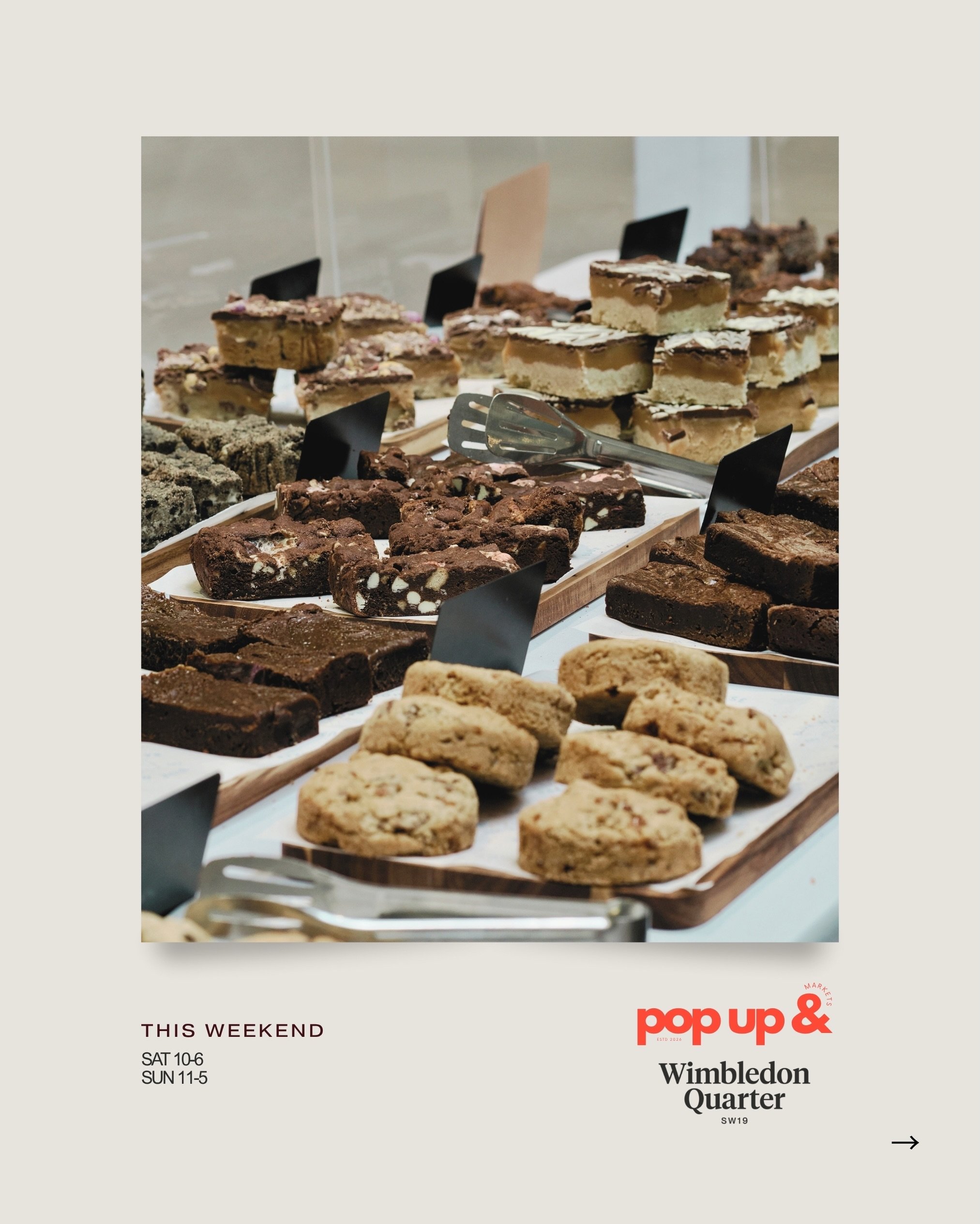 WE&rsquo;RE BACK ✨

Join us at Wimbledon Quarter this weekend for our monthly POP UP 🛍️
📍 Saturday: 10AM &ndash; 6PM
📍 Sunday: 11AM &ndash; 5PM

Expect an incredible line-up of food, fashion, lifestyle &amp; jewellery vendors bringing all the vibe