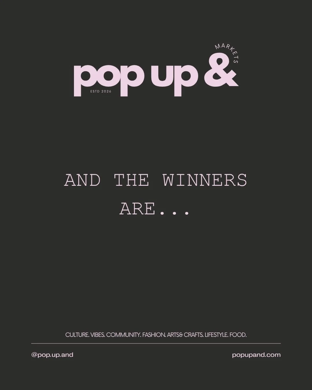 🏆Competition Winners Announced! 🏆

Thank you to everyone who entered and showed interest in our pop-up opportunity. It was a tough decision and you should all be proud of yourselves and your setups! 

Congratulations to our winners:

1st Place: @pe