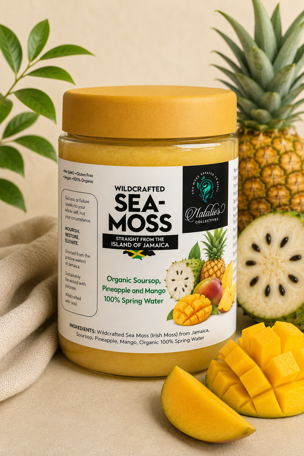 Pineapple, Mango & SourSop Sea Moss Gel