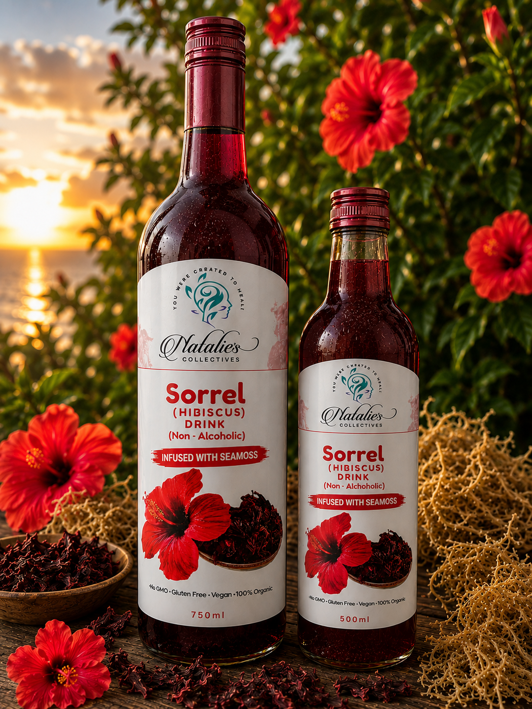 Sorrel (Hibiscus) Drink – Infused with Sea Moss