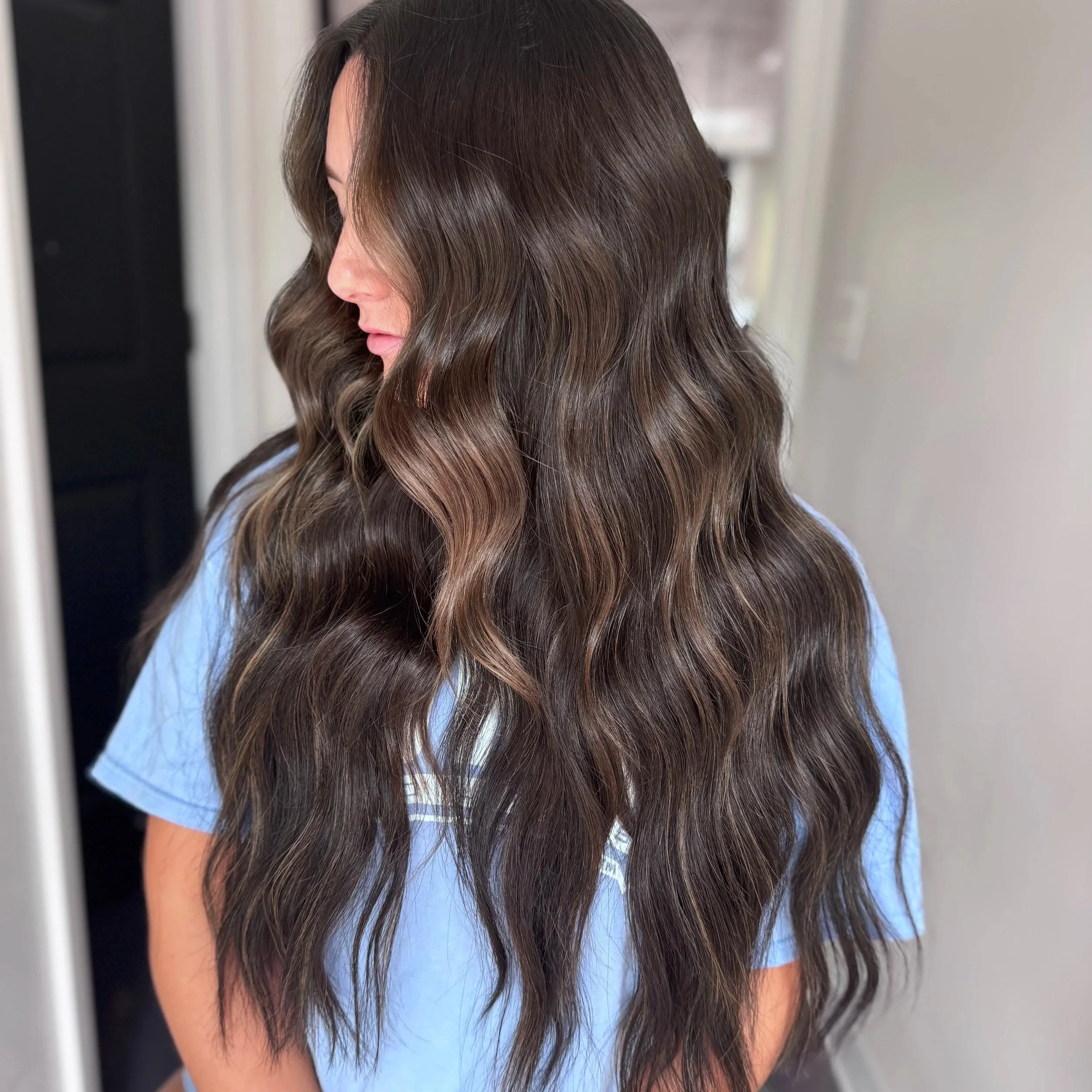 22 inch extensions for added length and fullness in Bremen, GA.
