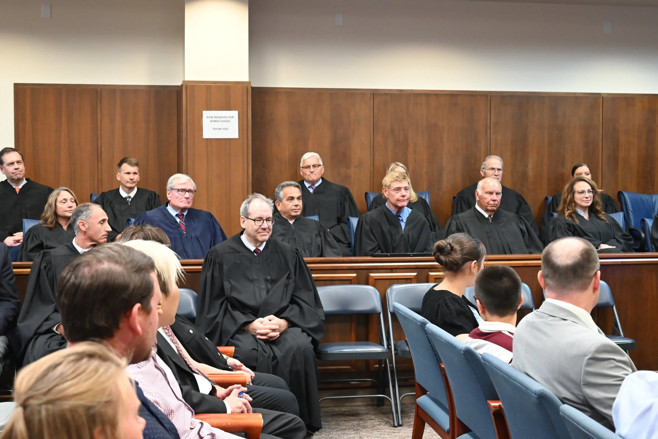 Montgomery County Judges in attendance. 