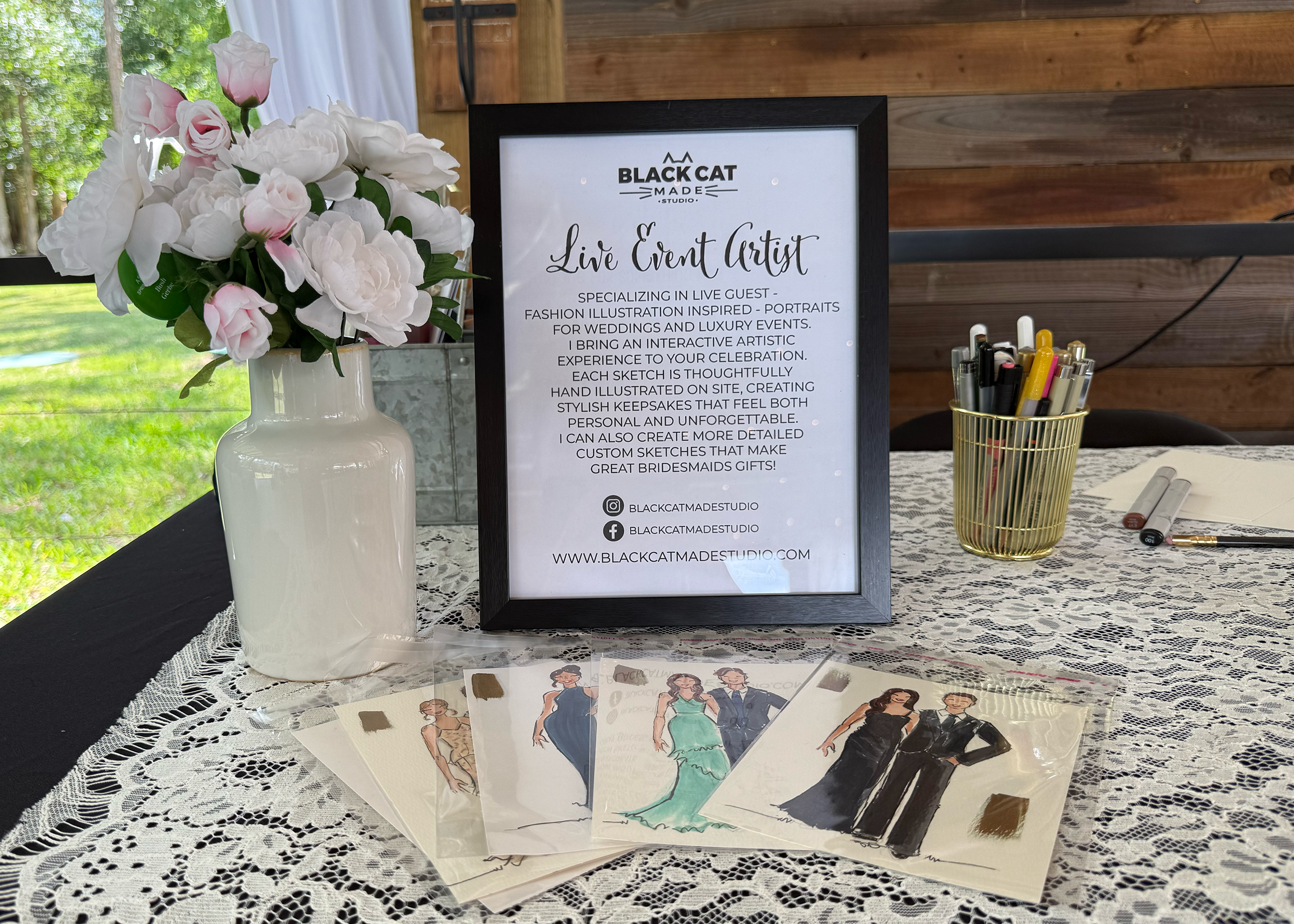       
  
    Why Live Wedding Illustration Is One of the Most Memorable Wedding Trends in Florida  When couples begin planning their wedding, they often look for ways to create an experience that feels personal, elegant, and unforgettable. While pho