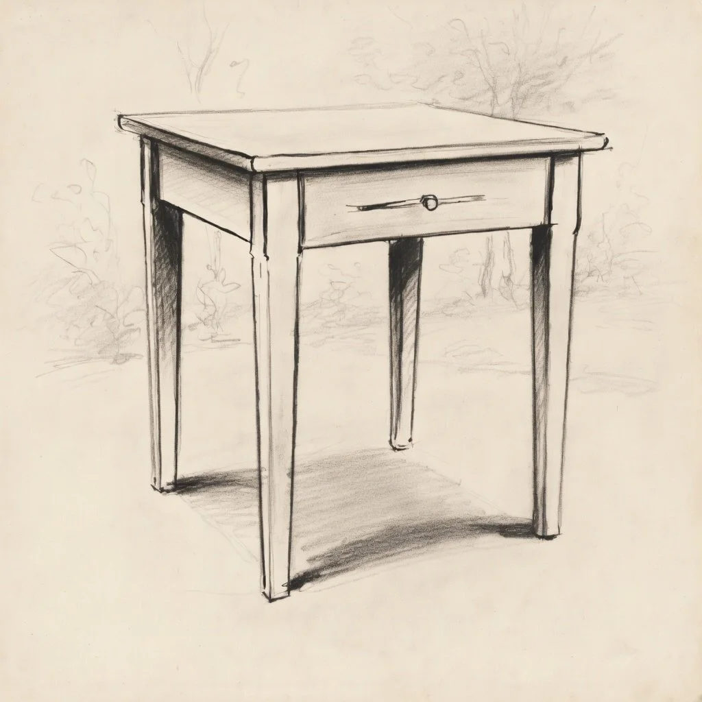 Little Glade Parkway Side Table – Elegant Trestle Grace