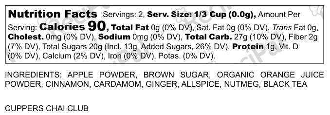 Apple Pie Ala Mode Chai