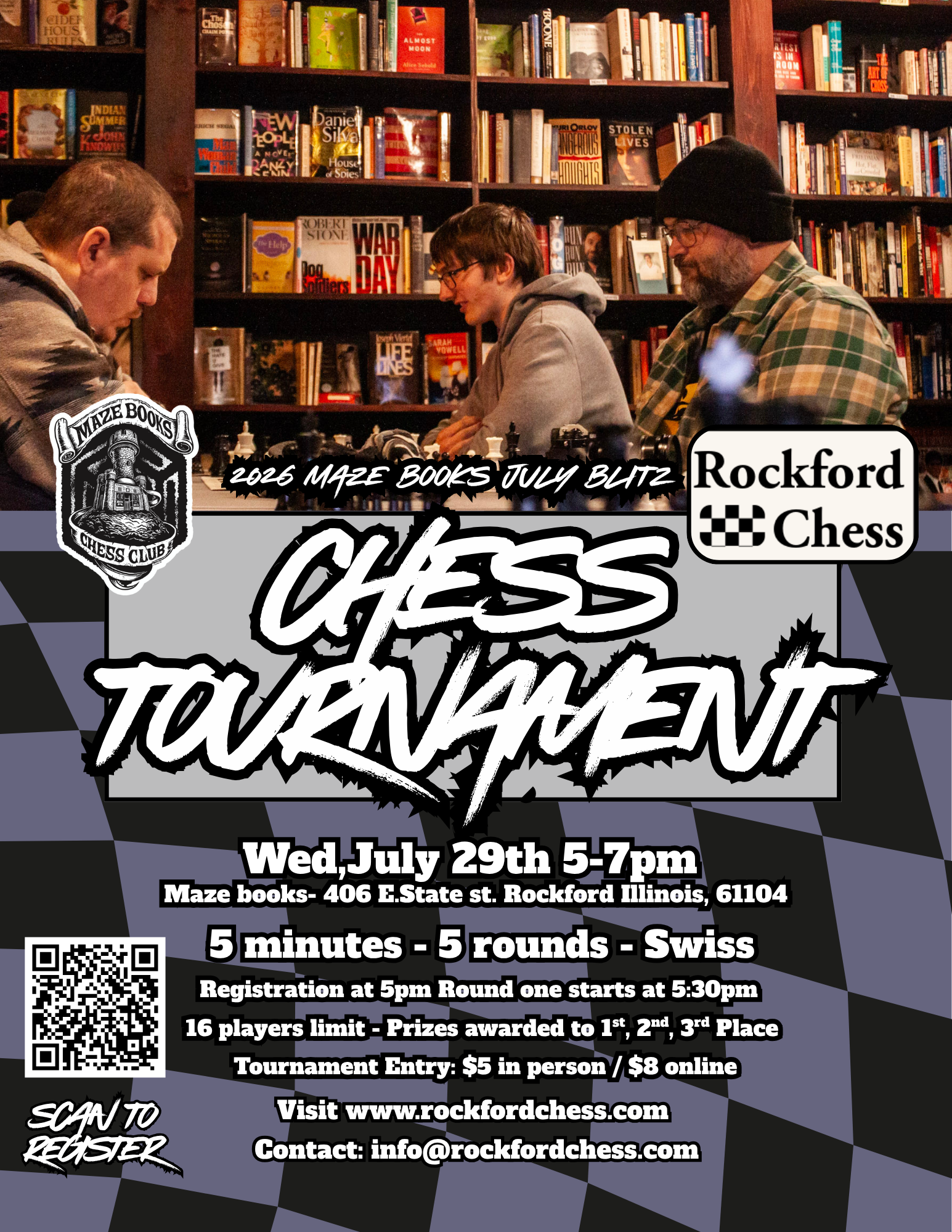 Maze Books Chess Club July Blitz