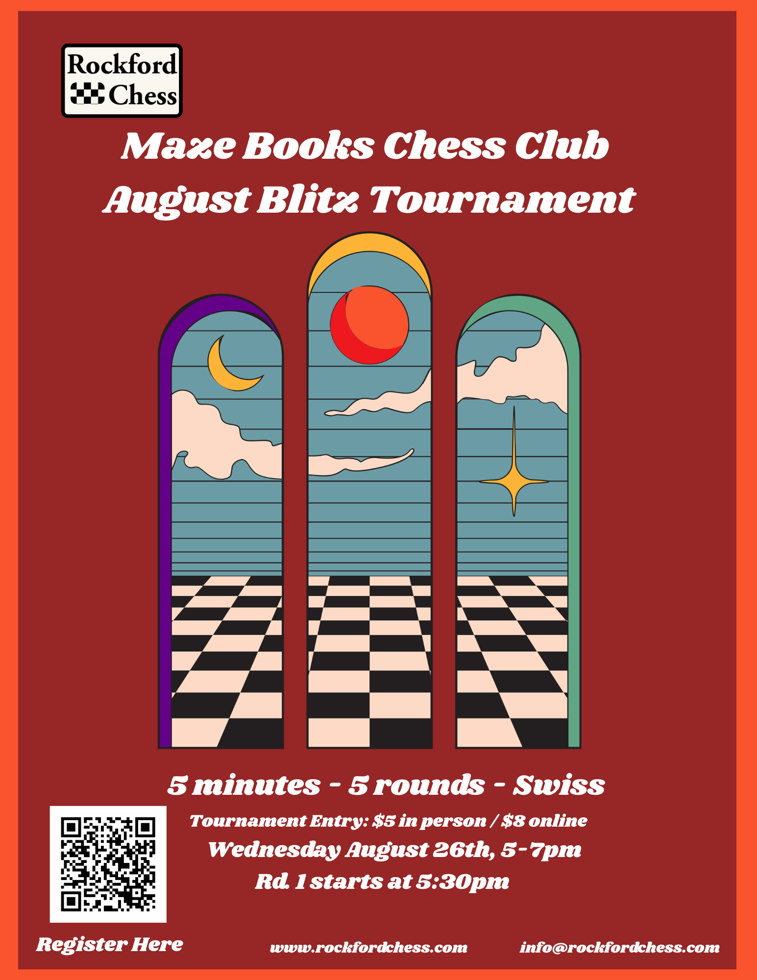 Maze Books Chess Club August Blitz 