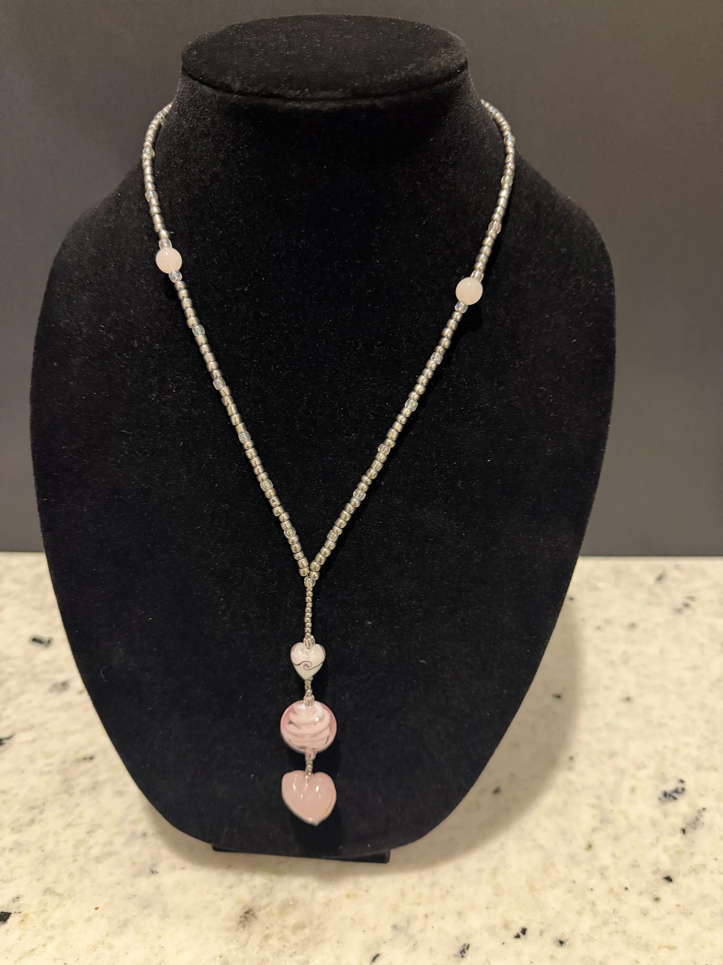 Pink Heart Drop
