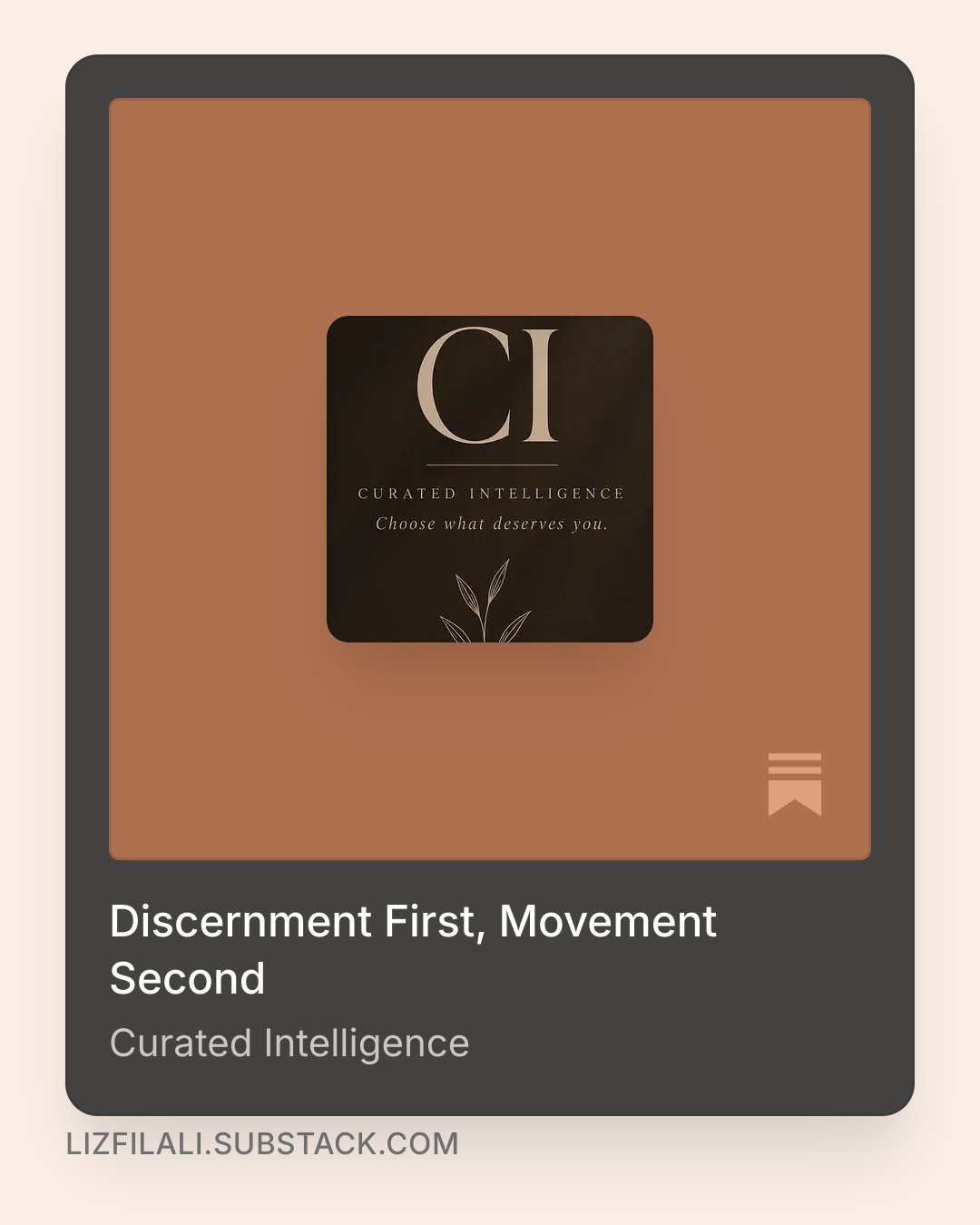 Essay 1 | Discernment First, Movement Second