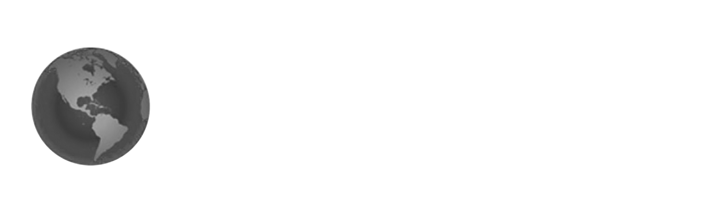 Scripps Oceanographic globe icon showing North and South America on a gray and black background.