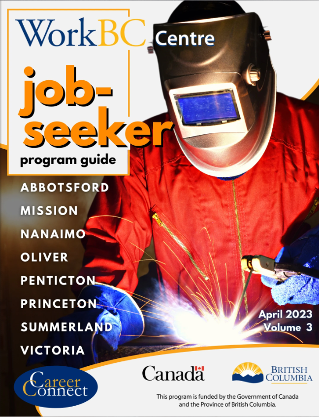 Program guide cover design created to present services and opportunities clearly, using strong visual hierarchy to support accessibility and engagement.