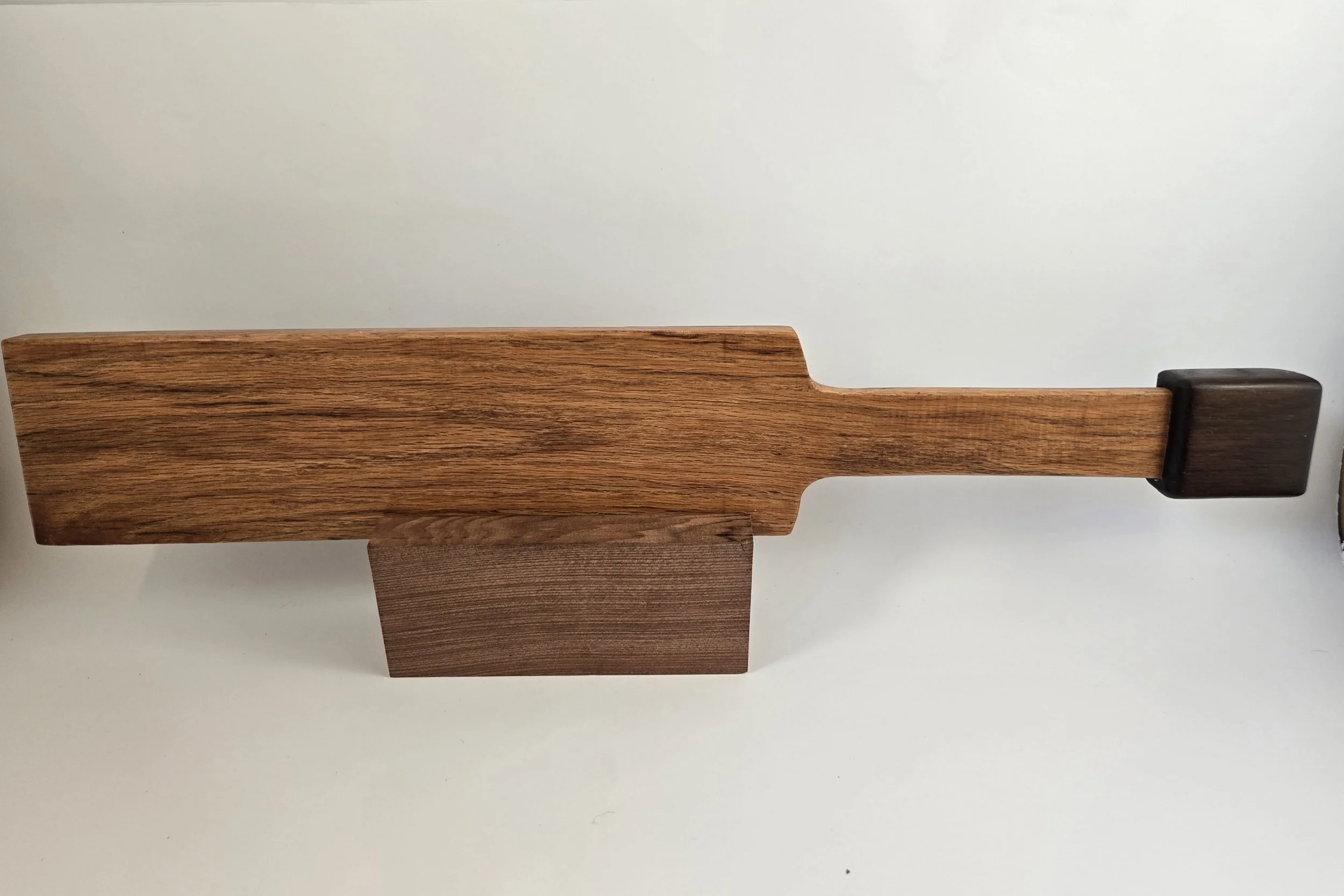 Large black oak otk paddle w cherry pommell