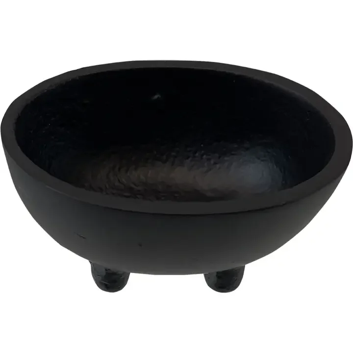 Cast Iron Incense Burner / Offering Bowl — Oval