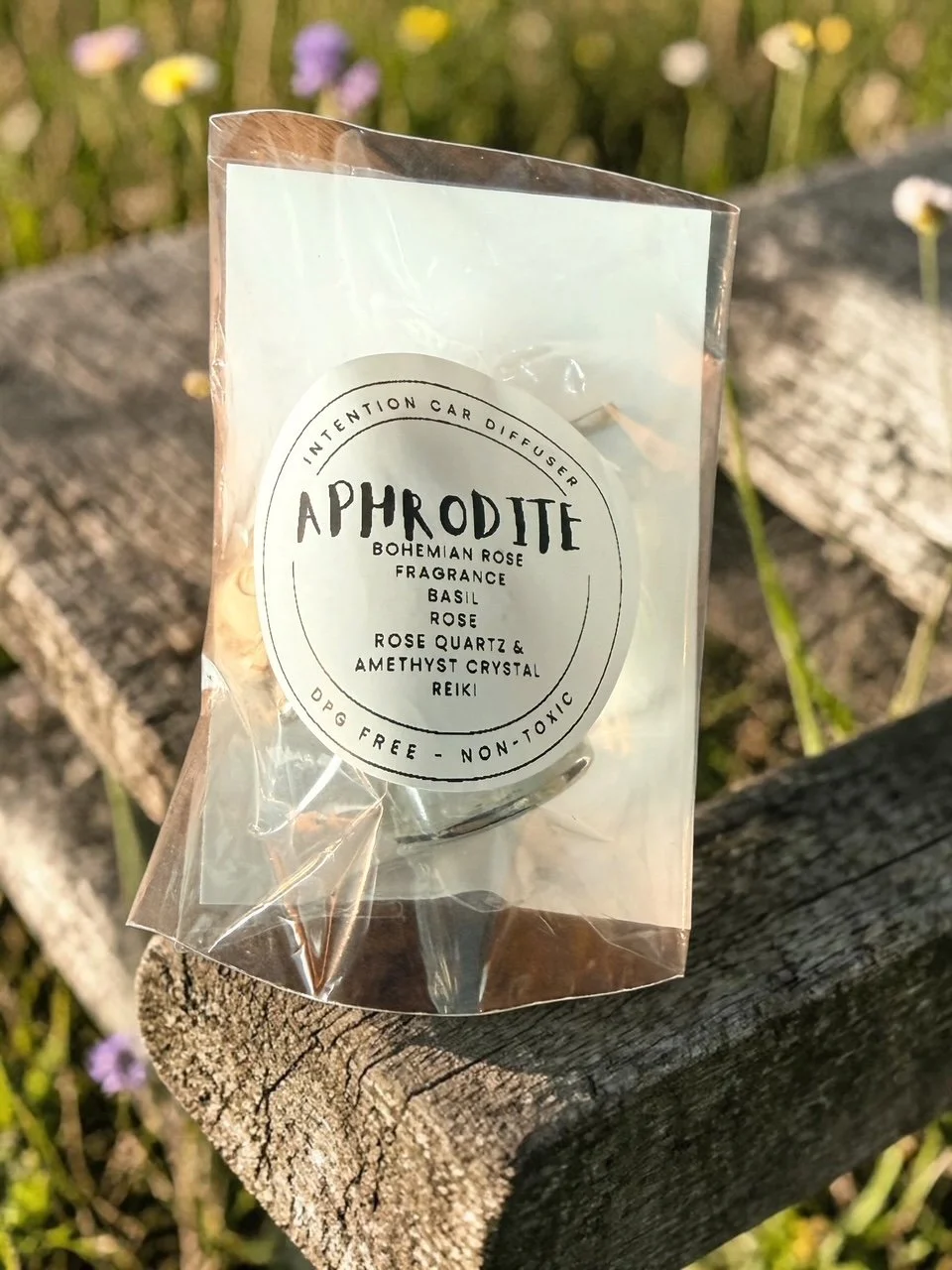 Aphrodite Bohemian Rose — Intention Car Diffuser Air Freshener Non-Toxic Reiki Infused