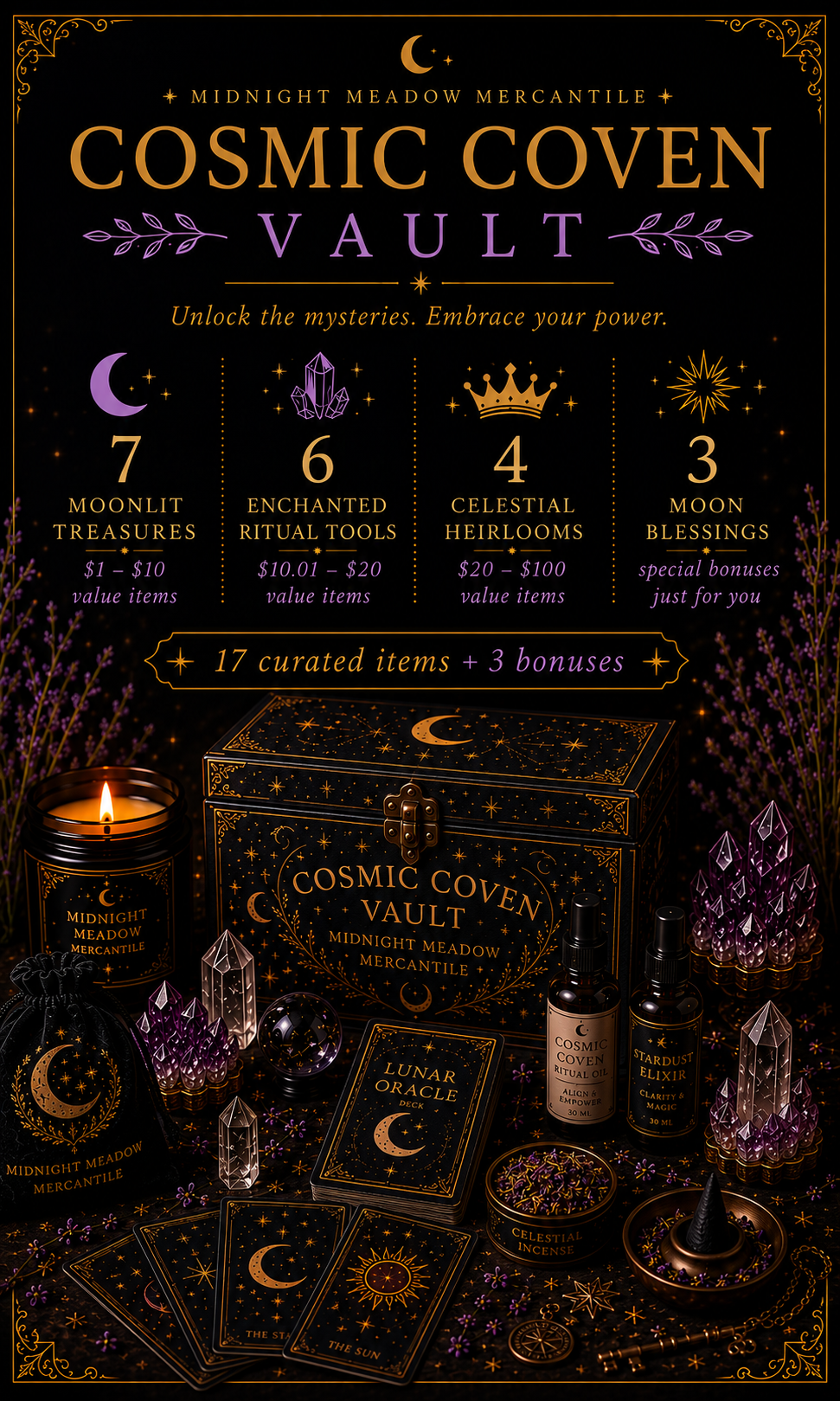 Cosmic Coven Vault • $199